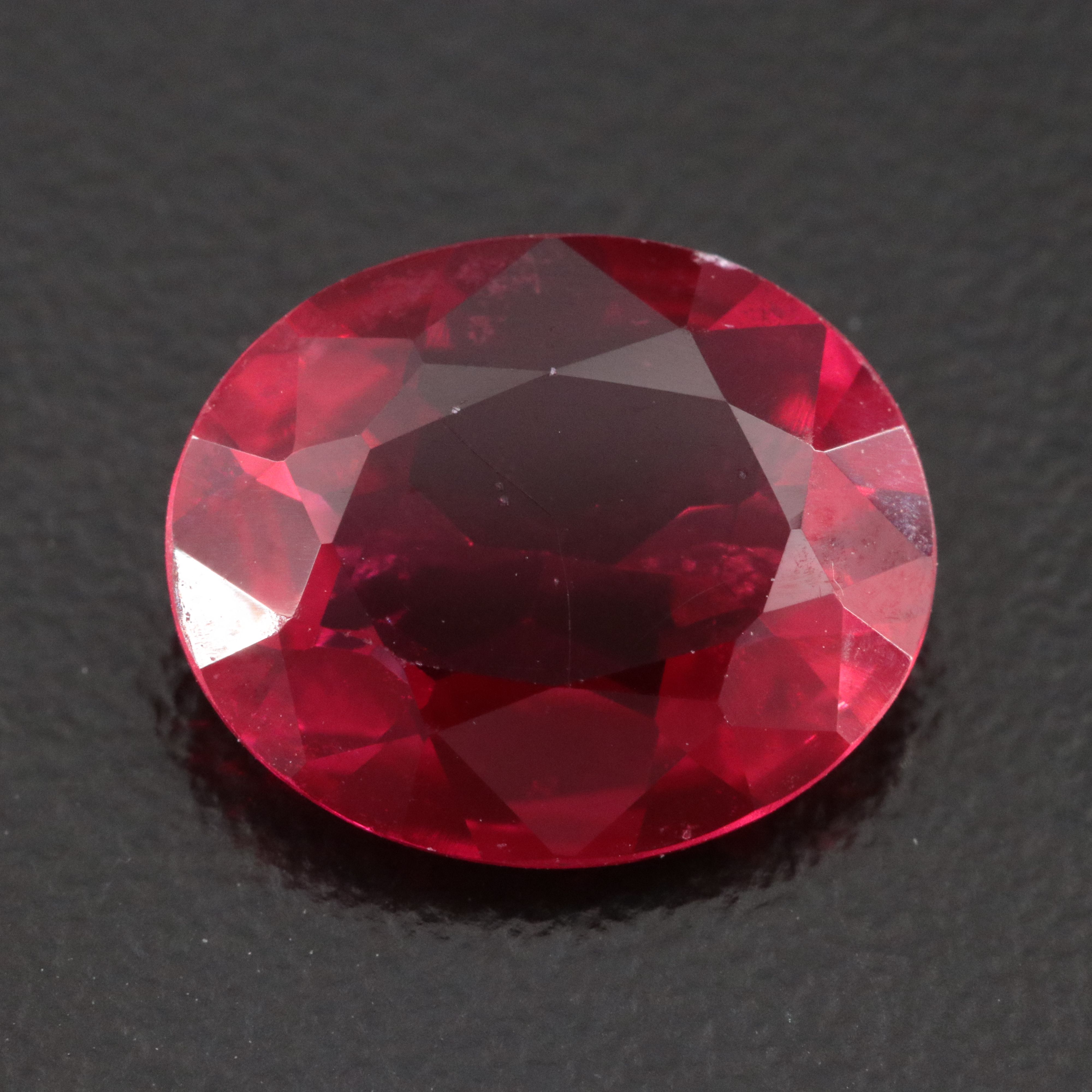 Loose 4.35 CT Lab Grown Ruby