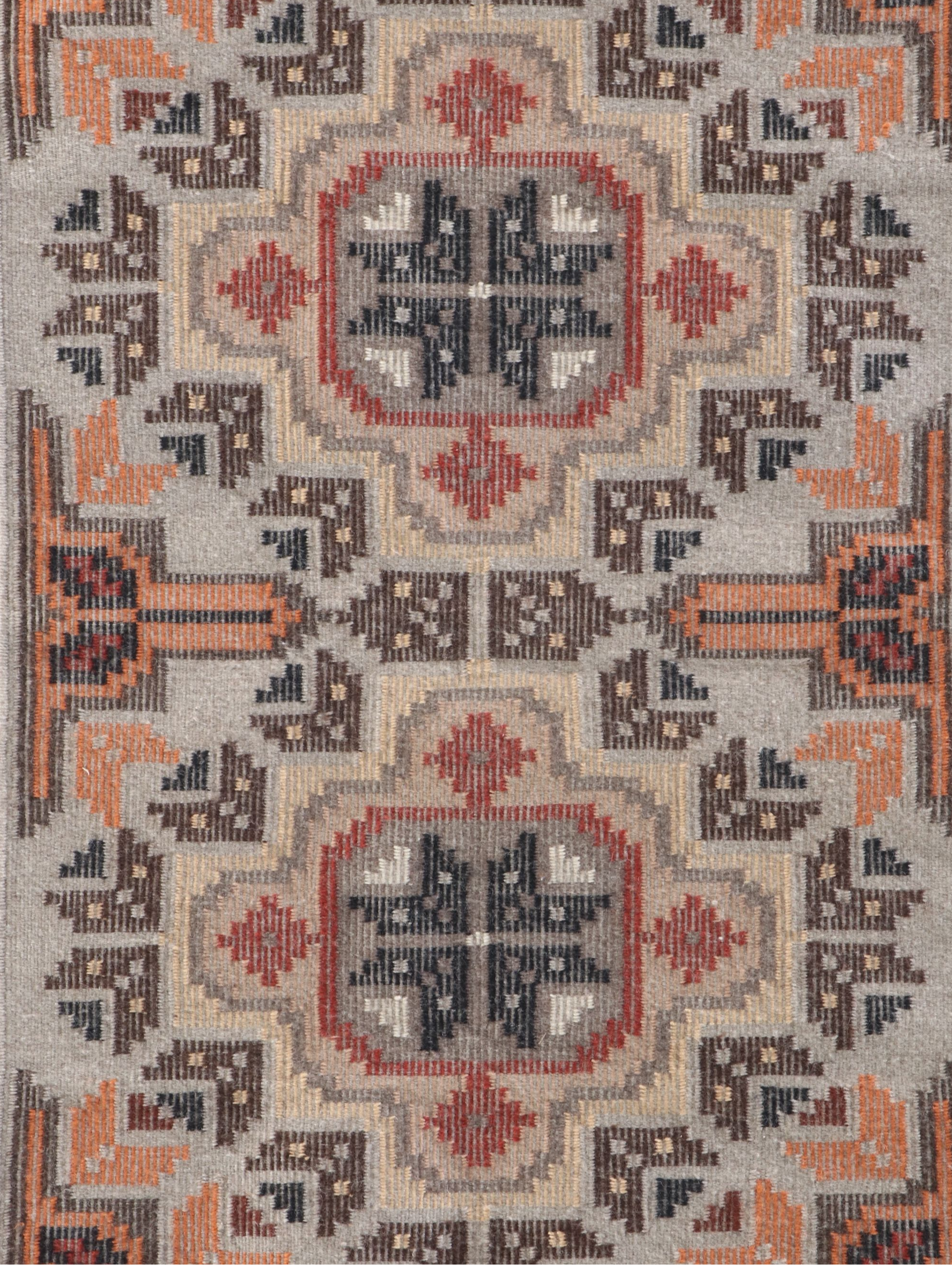 2'4 x 4'1 Lorraine Scott Handwoven Navajo Modern Style Accent Rug