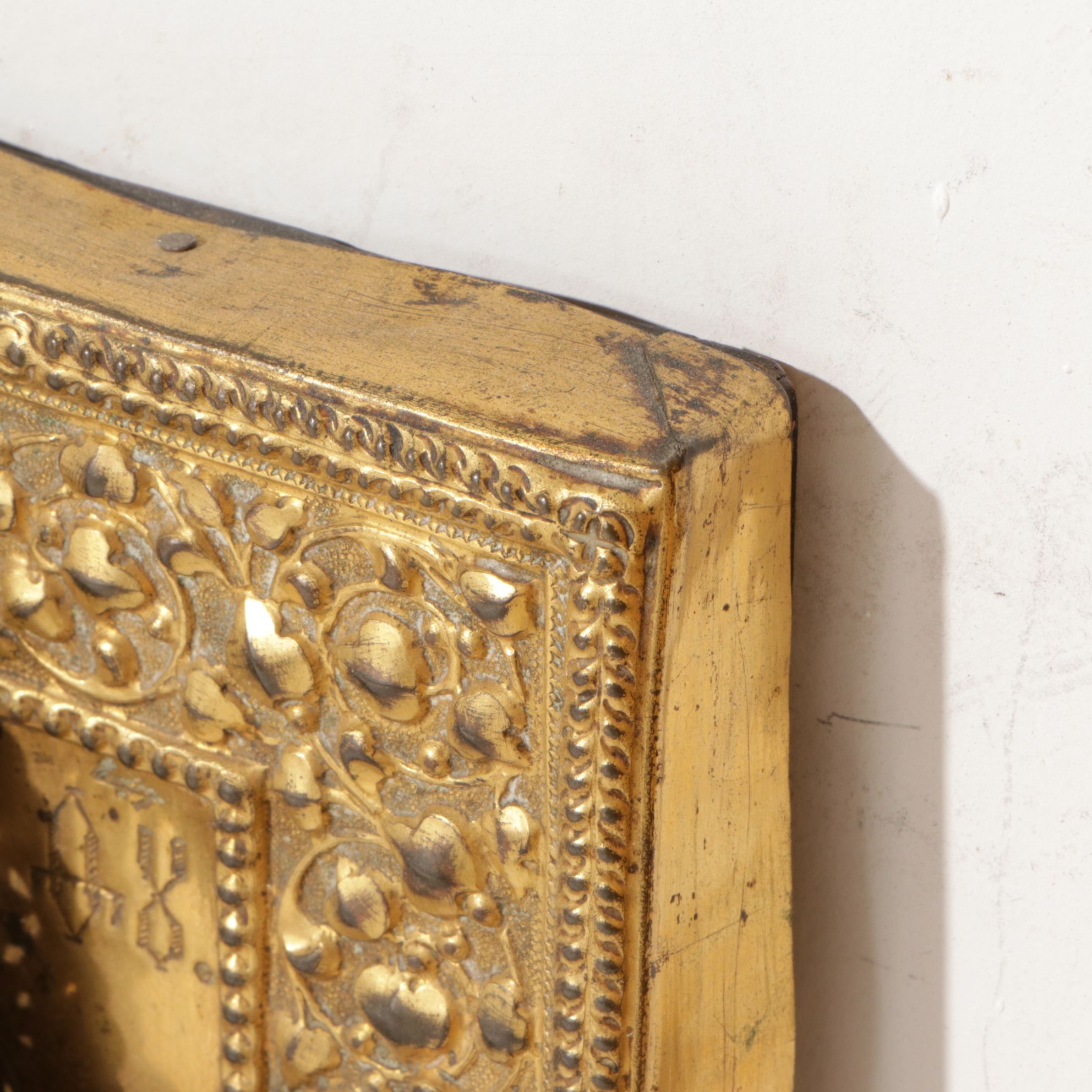 Russian Orthodox Icons of Holy Mother, Crucifixion and Saints