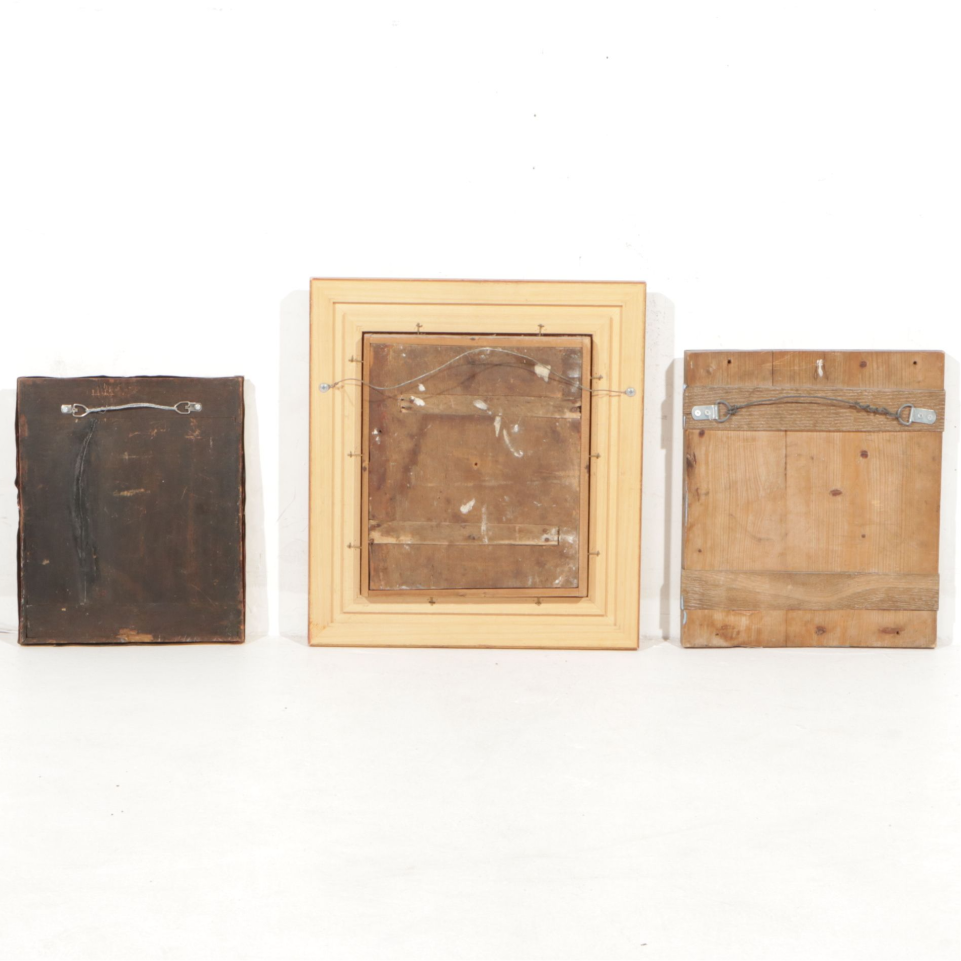 Russian Orthodox Icons of Holy Mother, Crucifixion and Saints