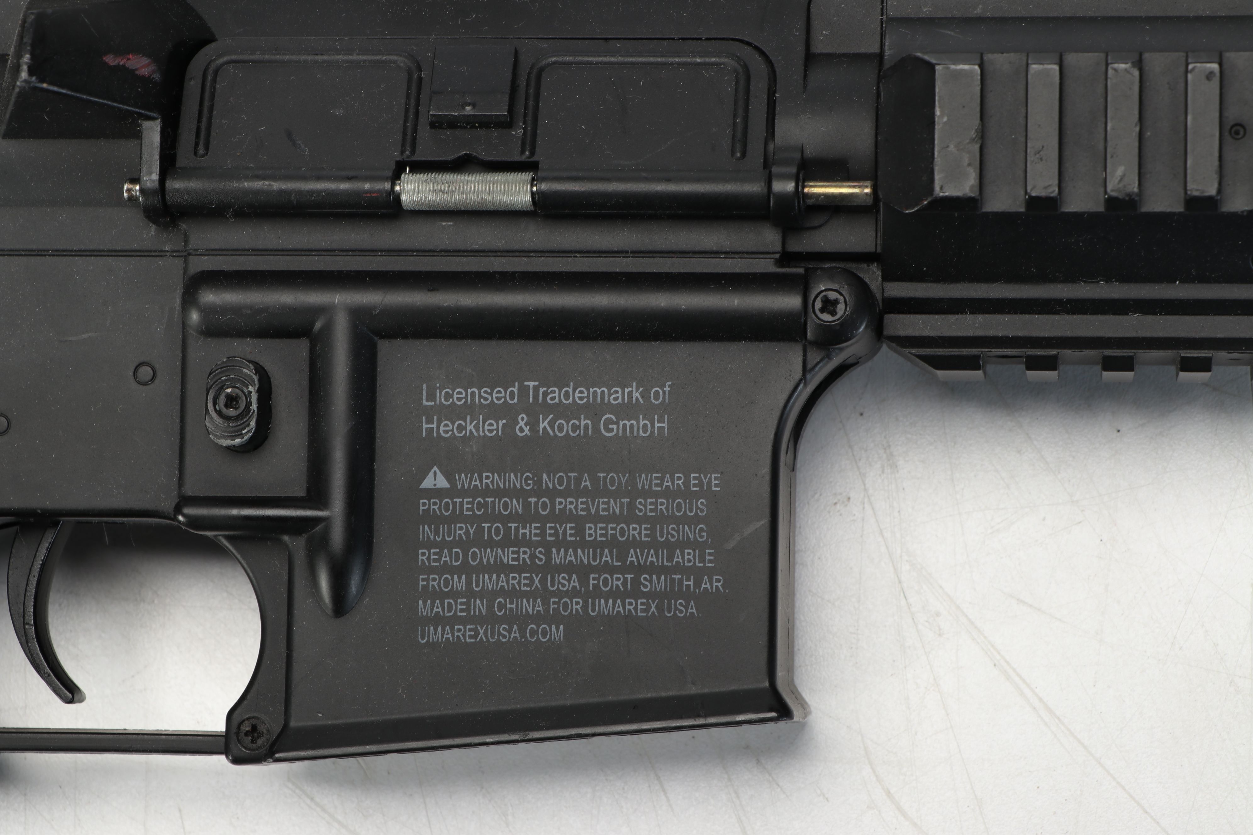 Heckler & Koch with Other Airsoft Rifle, BB Pellets, and Targets