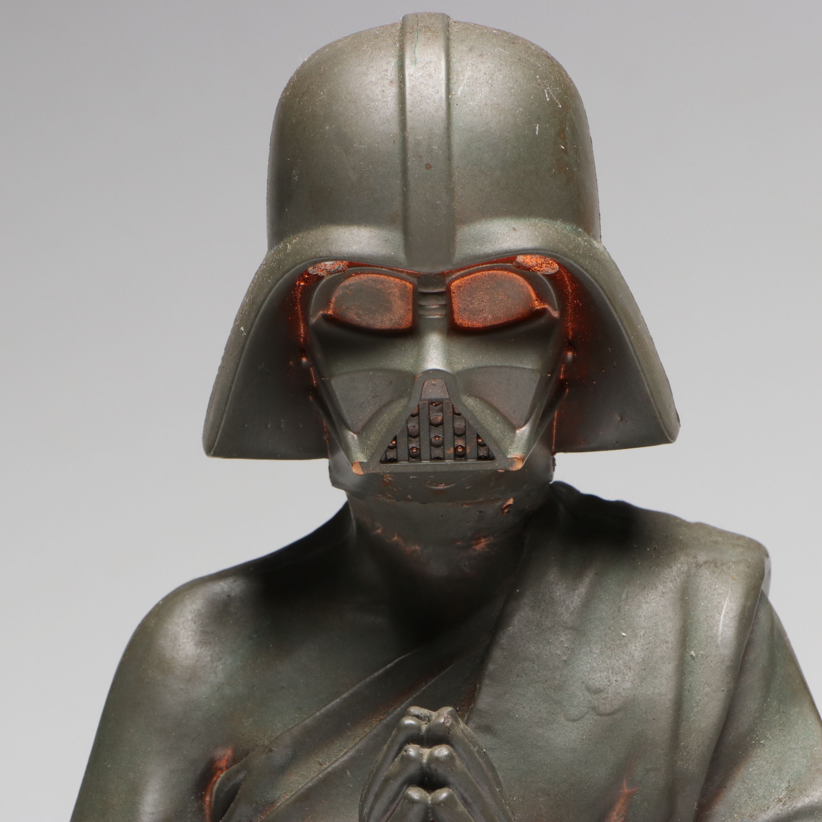 Resin Sculpture of Darth Vader in Lotus Pose, 21st Century