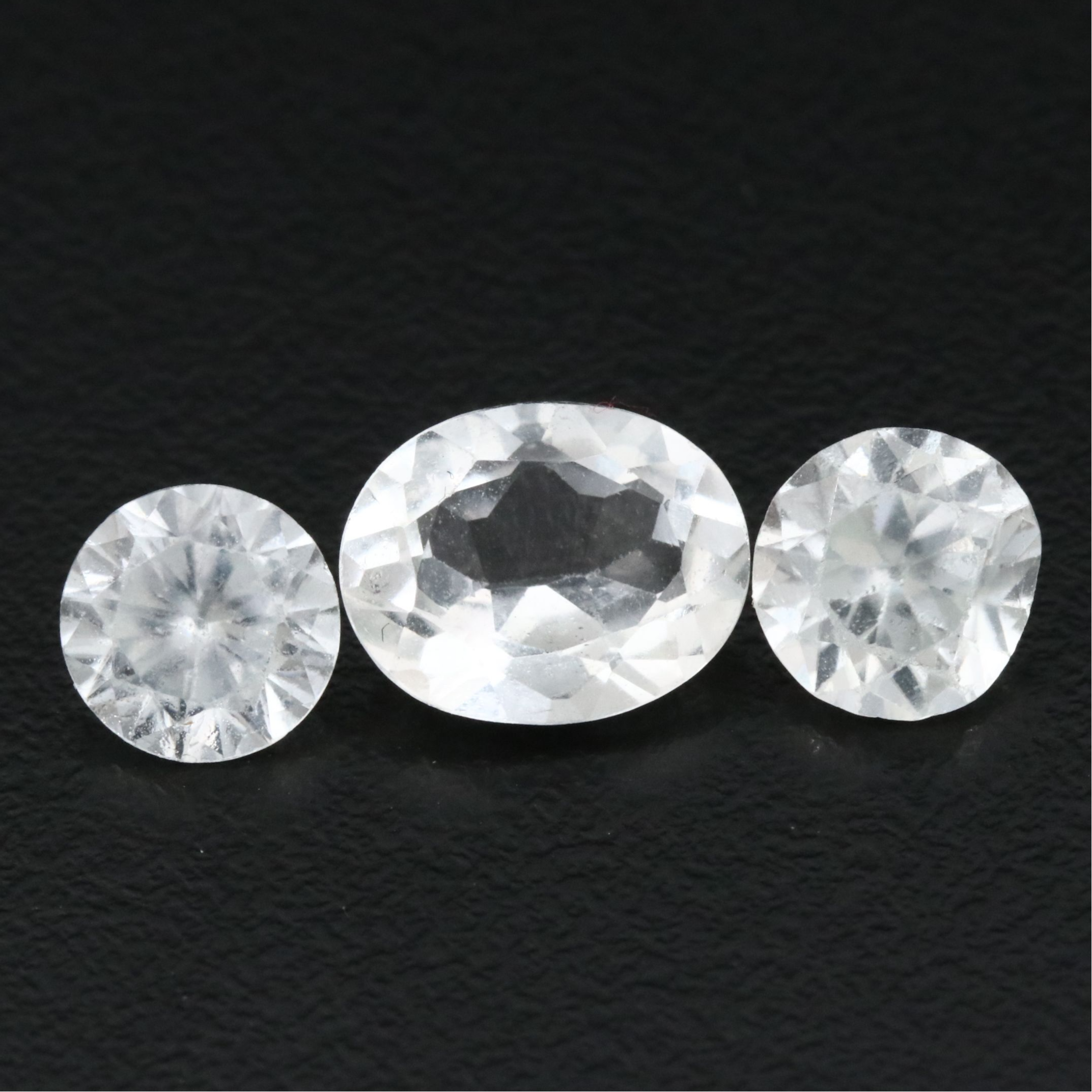 Loose 6.48 CTW White Topaz and Zircons