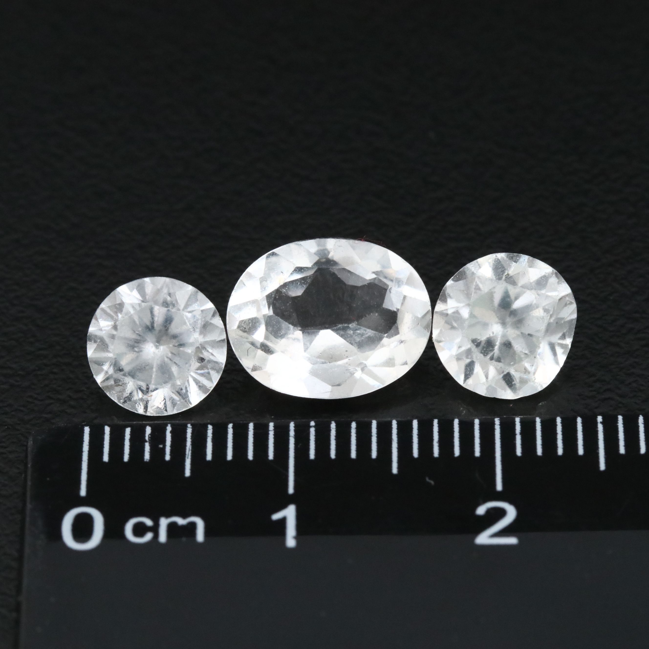 Loose 6.48 CTW White Topaz and Zircons