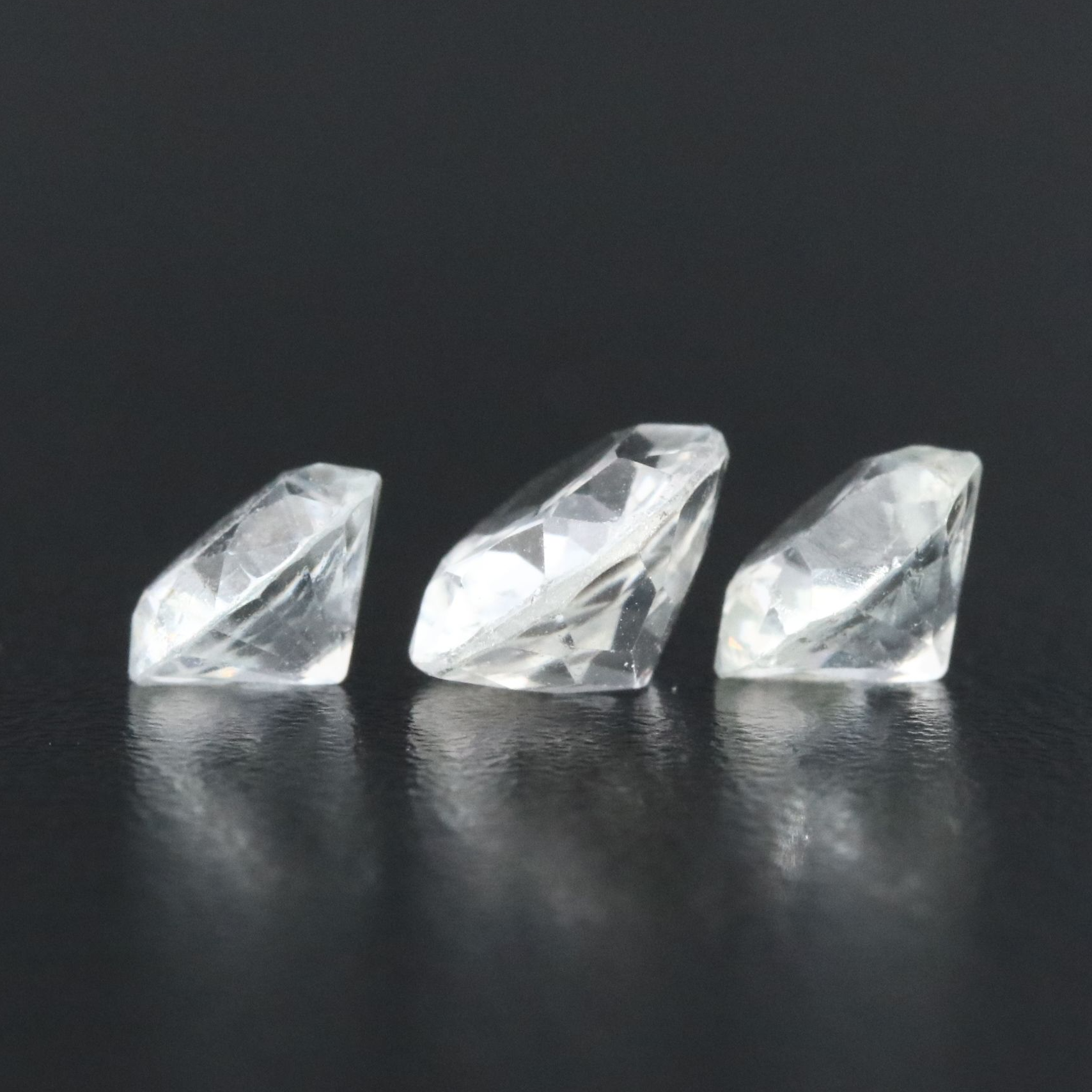 Loose 6.48 CTW White Topaz and Zircons