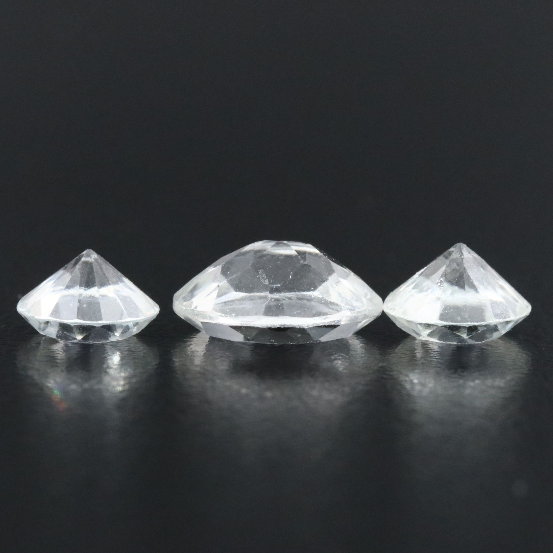 Loose 6.48 CTW White Topaz and Zircons