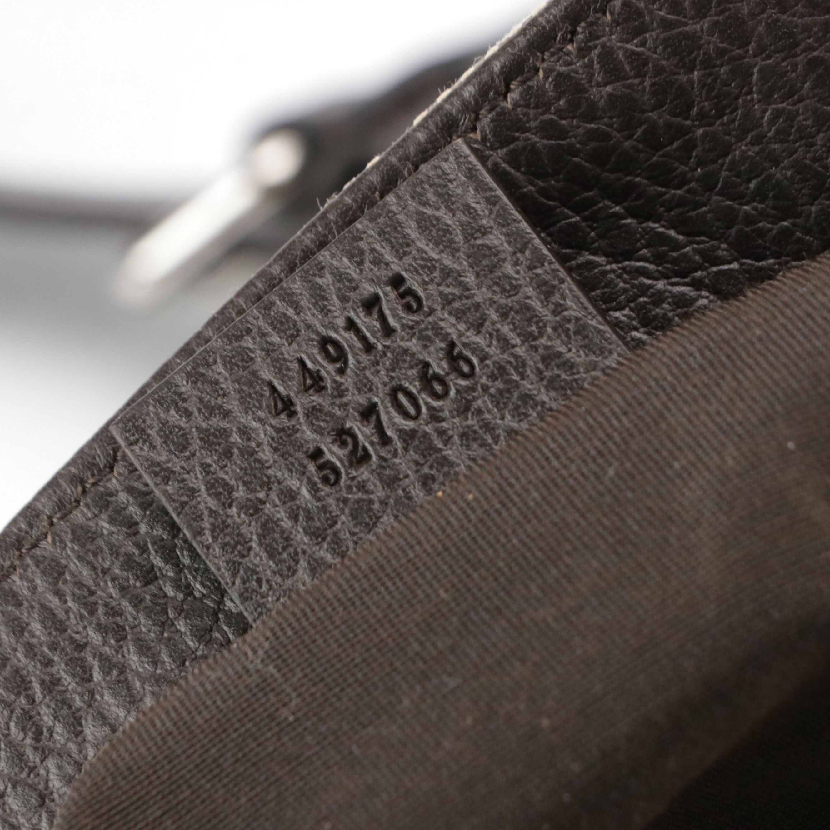 Gucci Side Zip Drawstring Backpack in Brown GG Canvas and Leather