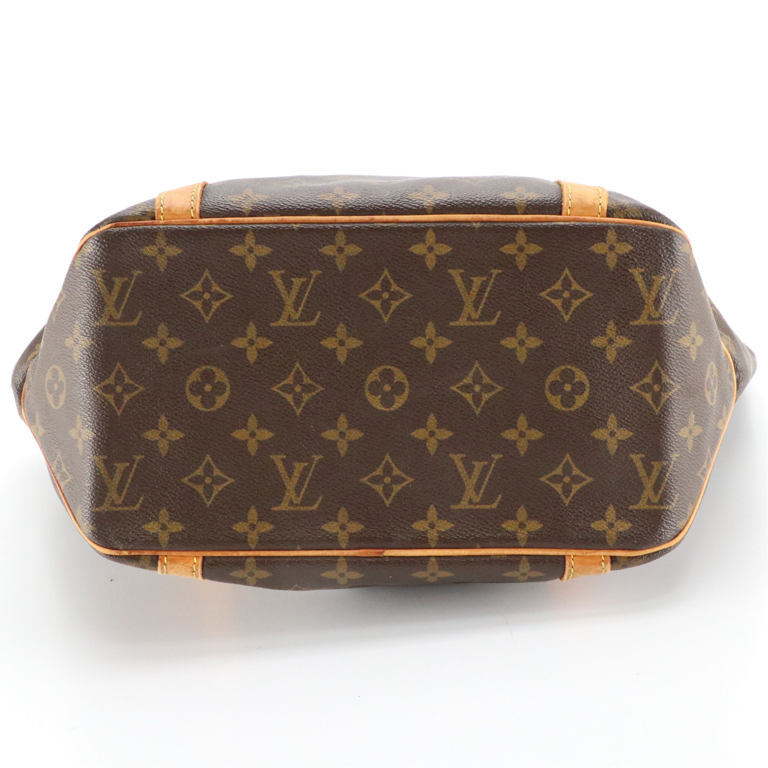 Louis Vuitton Sac Shopping Tote Bag in Monogram Canvas and Vachetta Leather