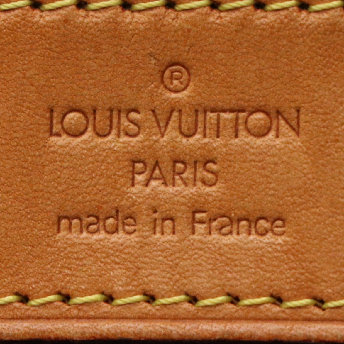 Louis Vuitton Sac Shopping Tote Bag in Monogram Canvas and Vachetta Leather