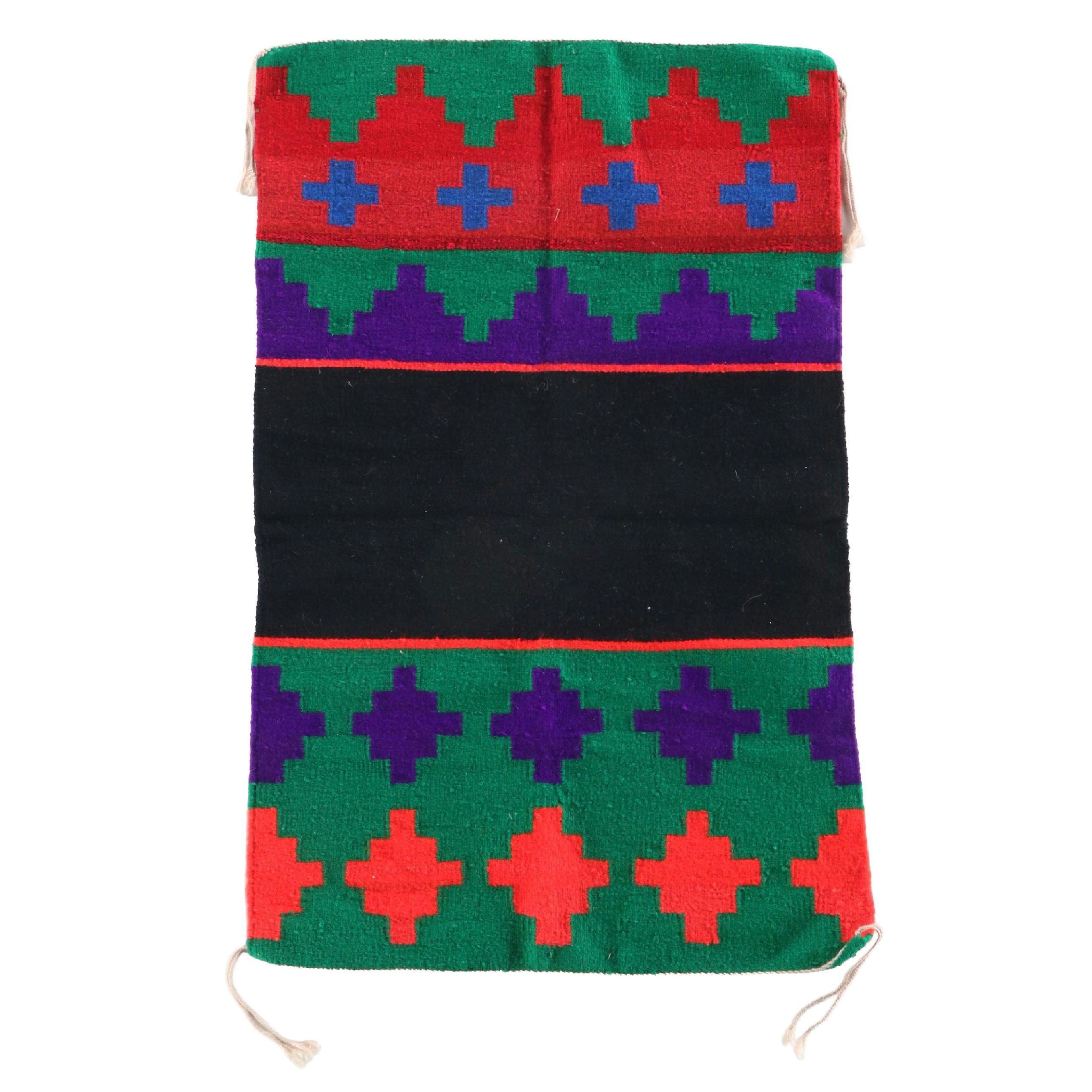 2'3 x 3'7 Handwoven Navajo Polychrome Biil Dress Rug