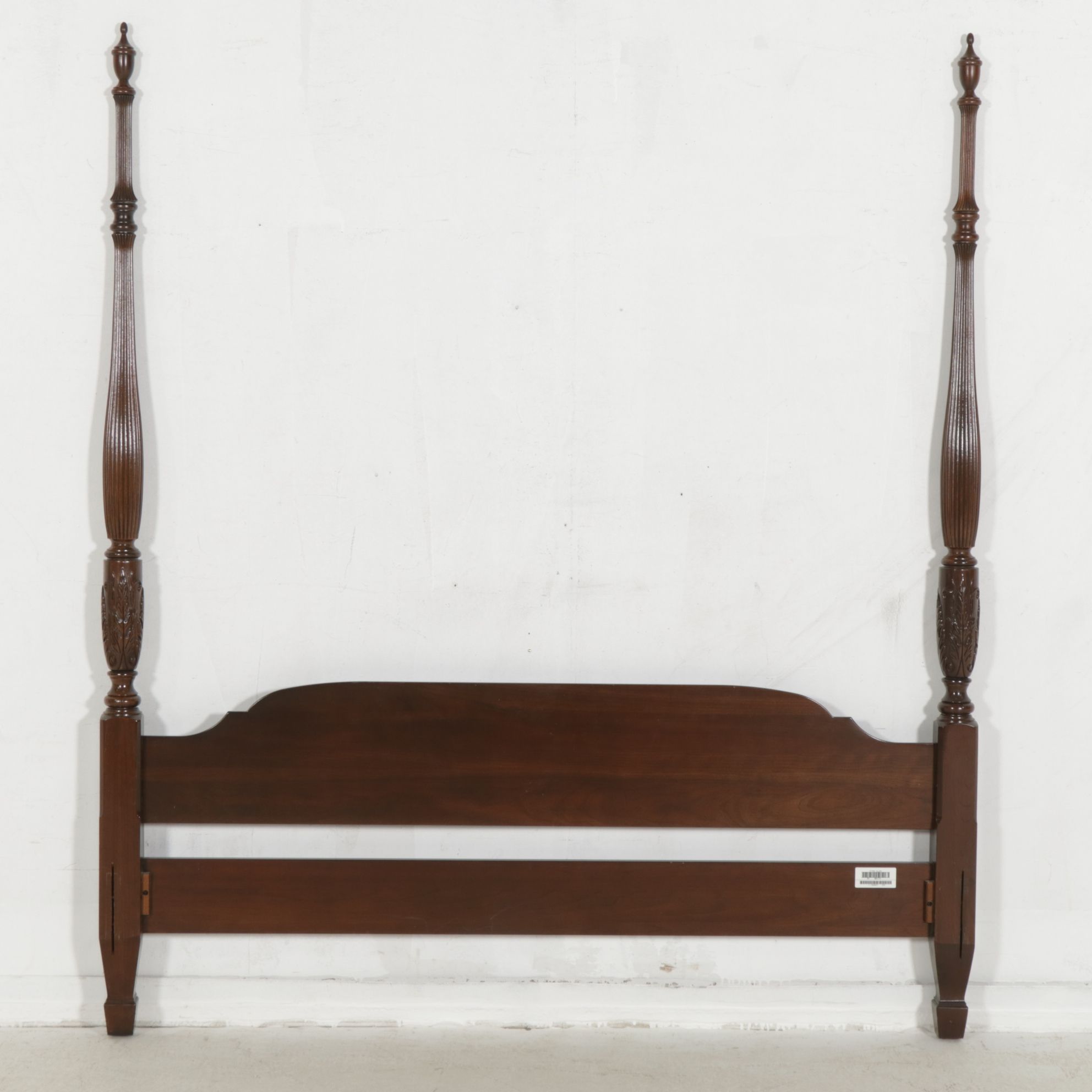 Ethan Allen Federal Style Cherry Queen Size Four Poster Bed Frame