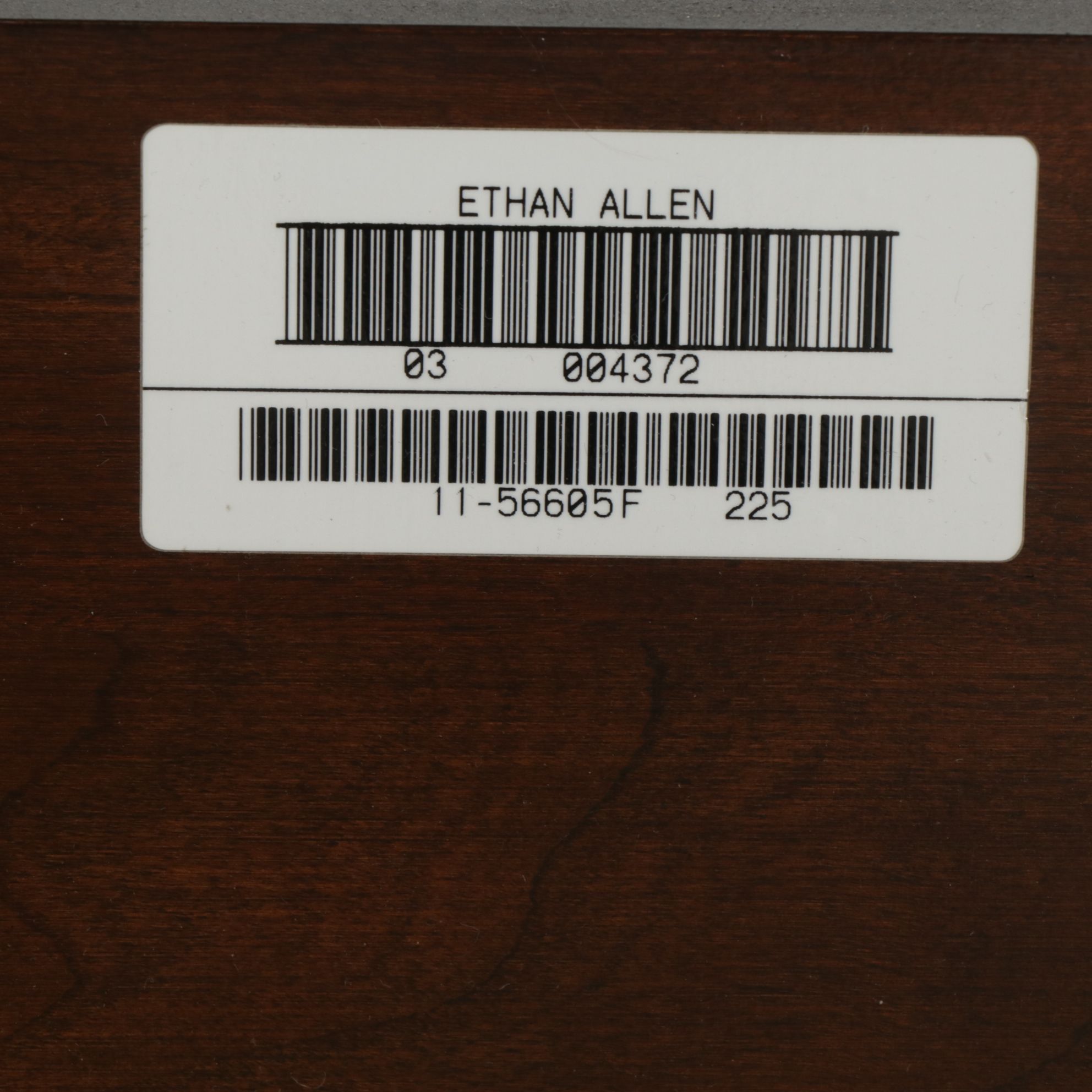 Ethan Allen Federal Style Cherry Queen Size Four Poster Bed Frame