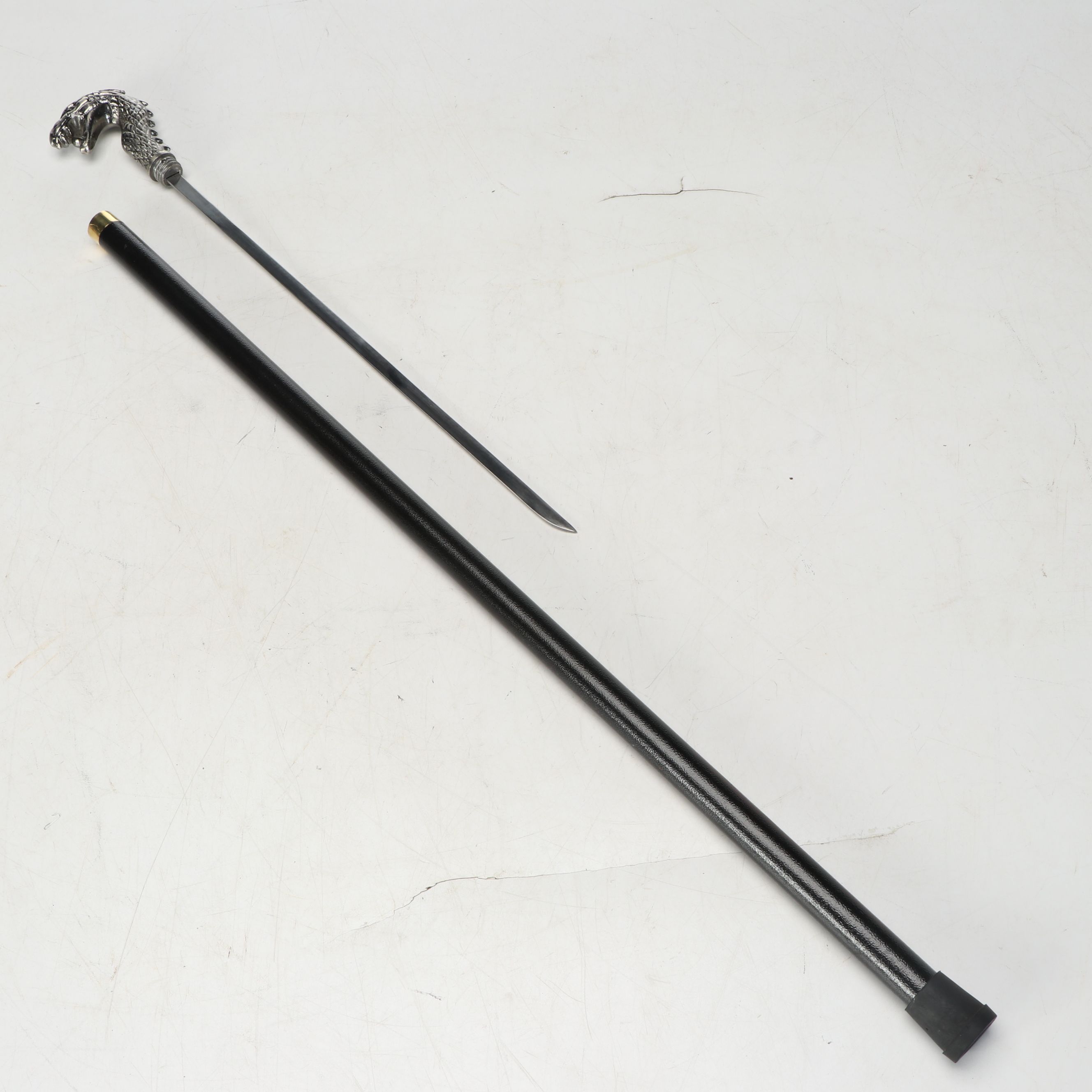 Snarling Dragon Handle Sword Cane