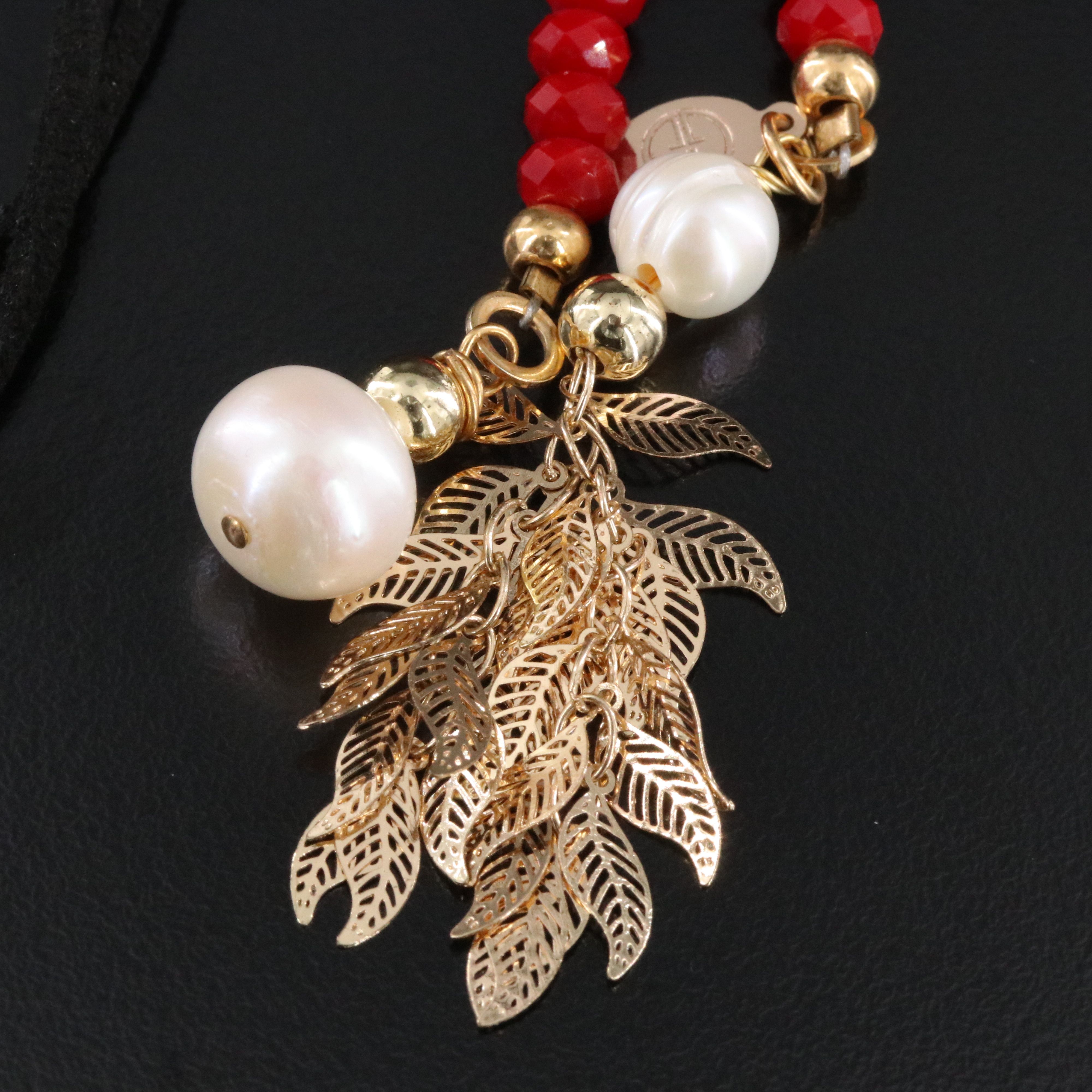 Convertible Pearl and Glass Necklace