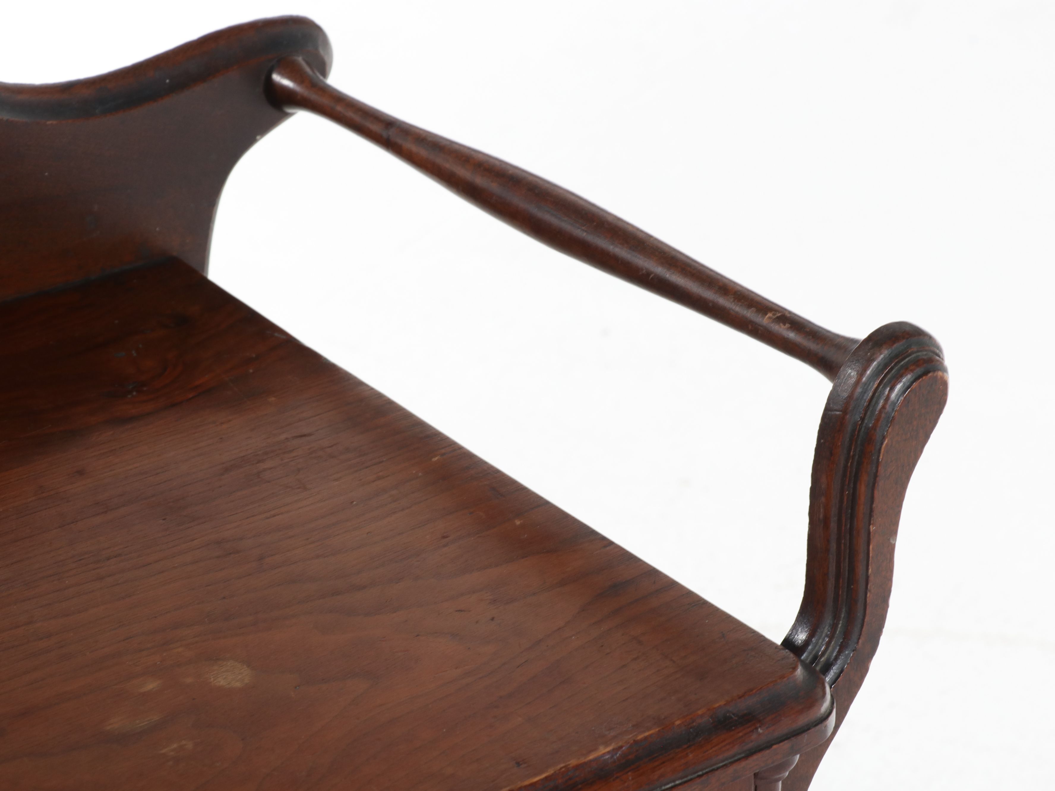 American Renaissance Revival Walnut "Wishbone" Commode, Mid to Late 19th Century