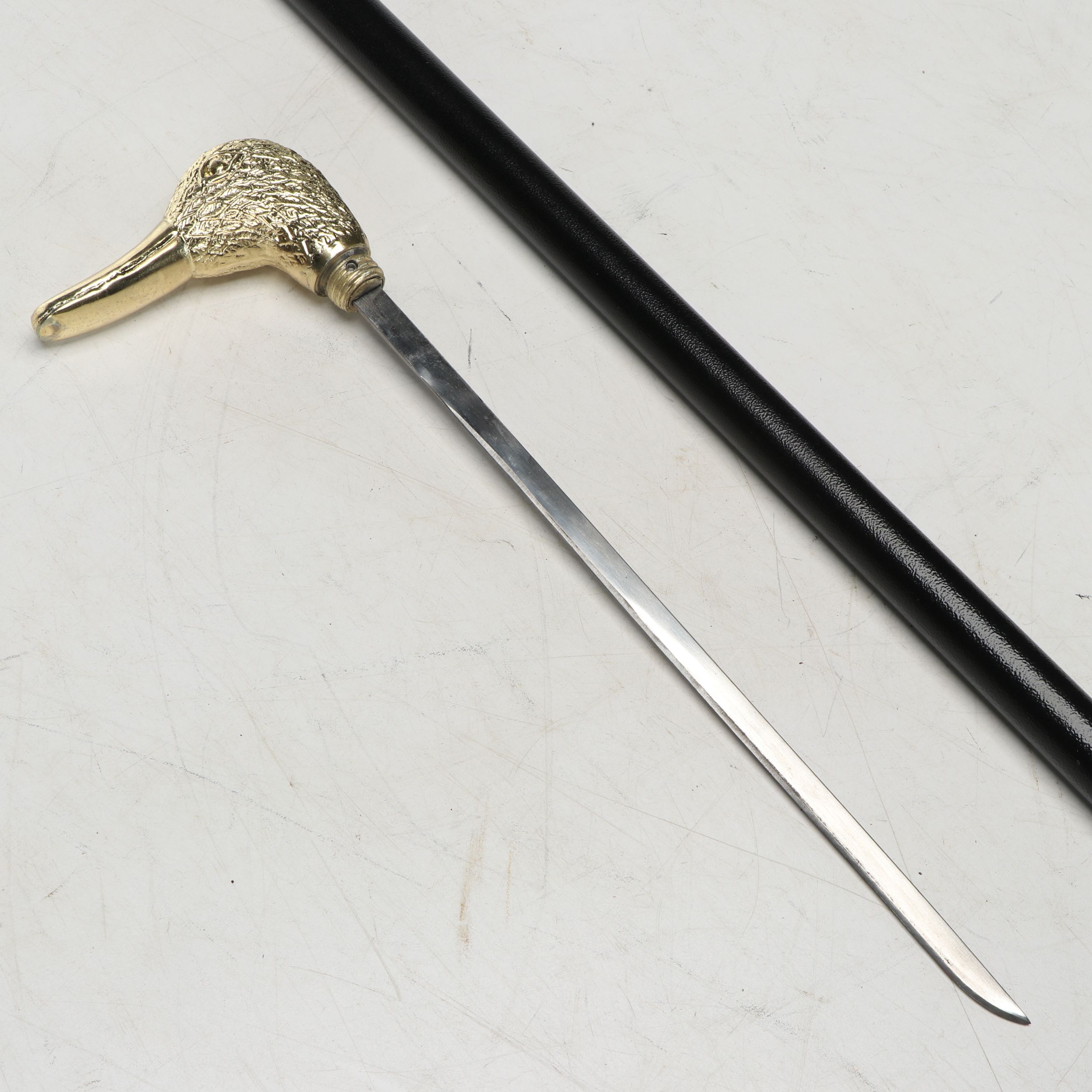 Duck Head Handle Sword Cane