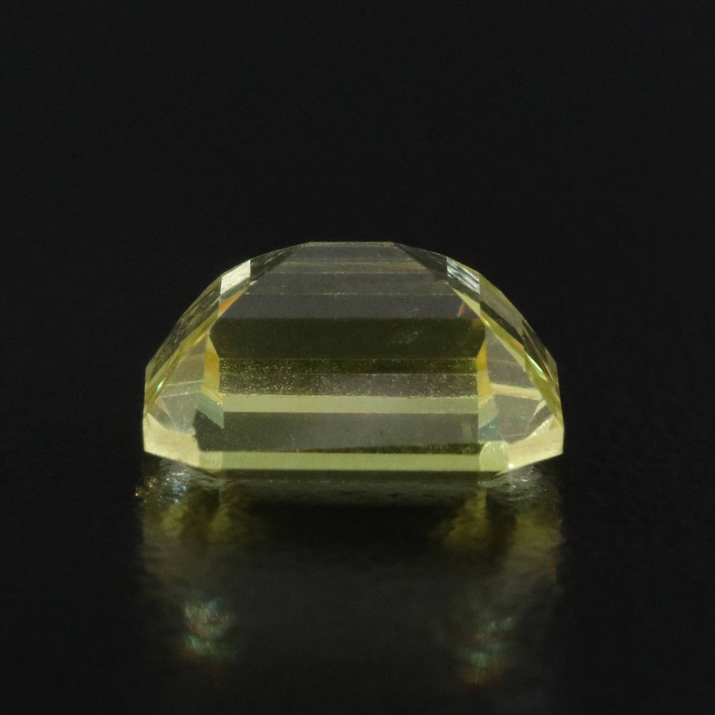 Loose 4.72 CT Lab Grown Yellow Sapphire