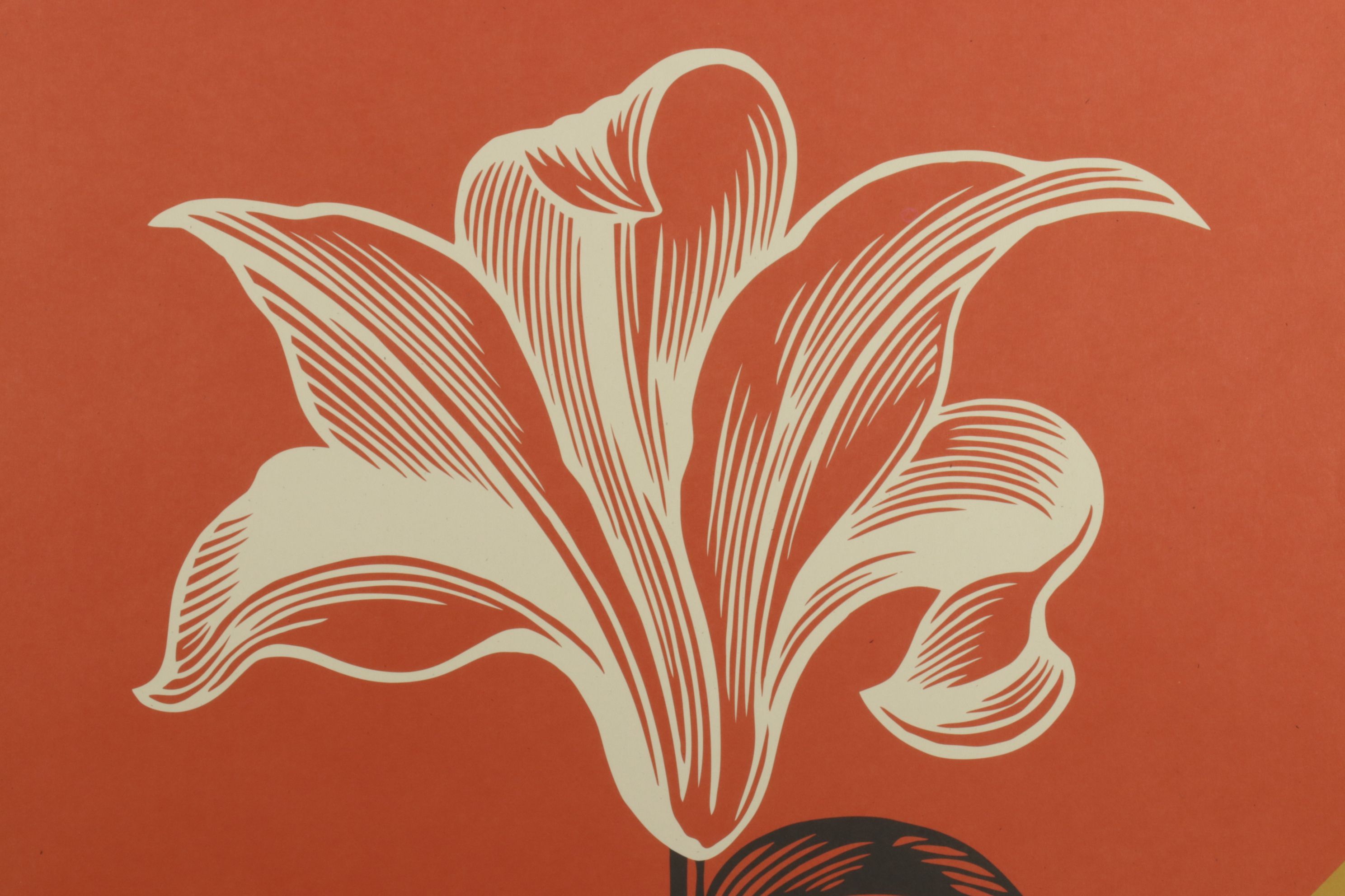 Shepard Fairey Offset Lithograph "AR-15 Lily", 2026