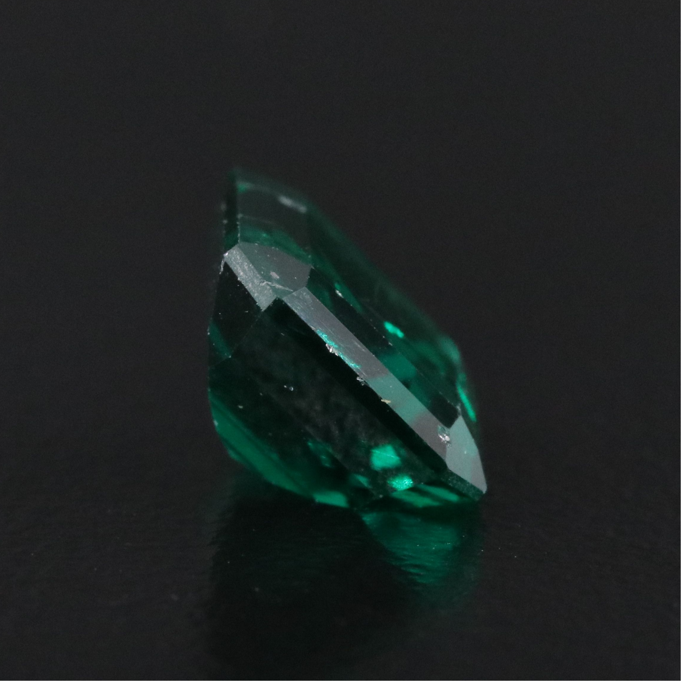 Loose 3.69 CT Lab Grown Emerald