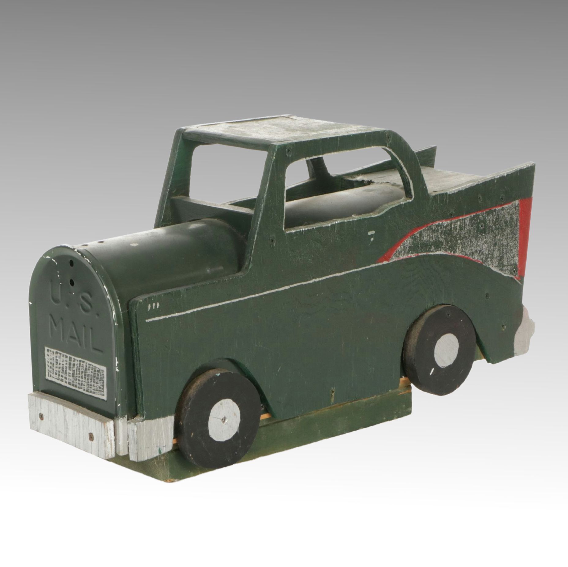 Hand-Crafted Car Mailbox