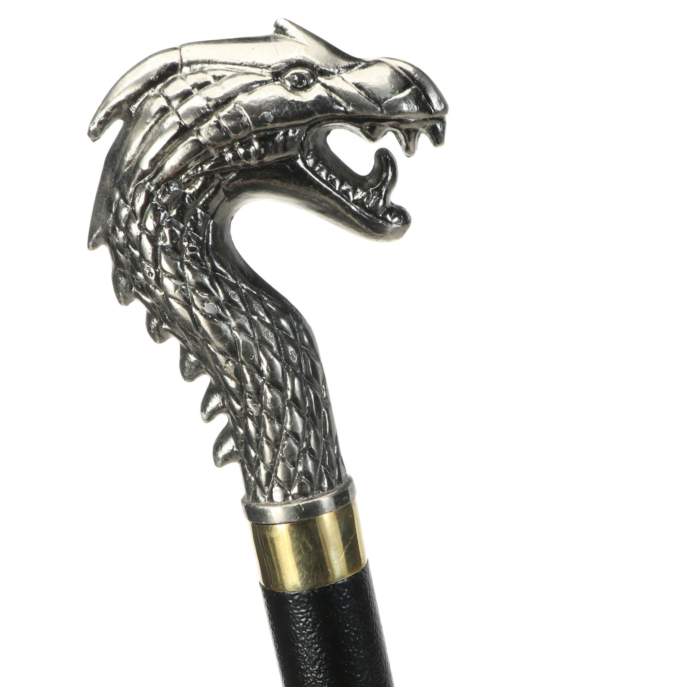 Snarling Dragon Handle Sword Cane