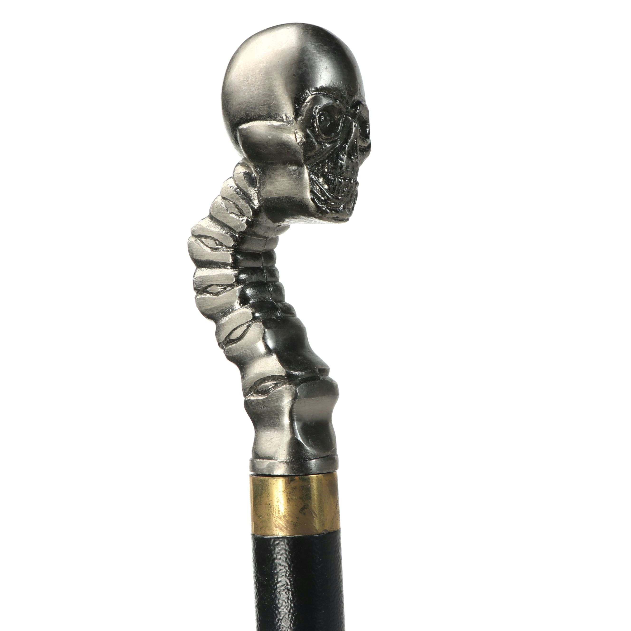 Skull and Spine Handle Sword Cane
