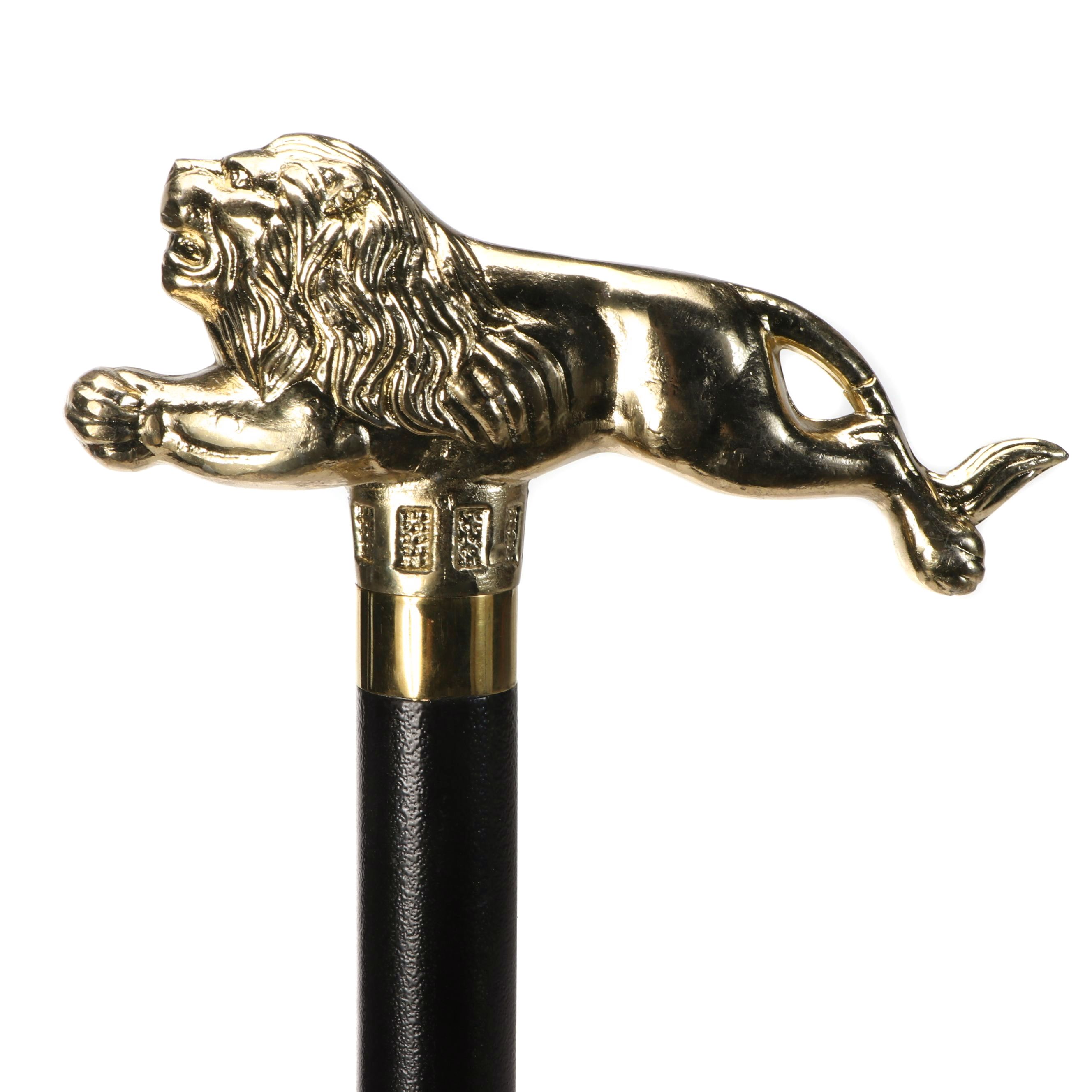 Leaping Lion Handle Sword Cane