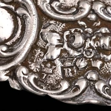 Tiffany & Co. "Provence" Sterling Silver Spreader with German 800 Silver Pieces