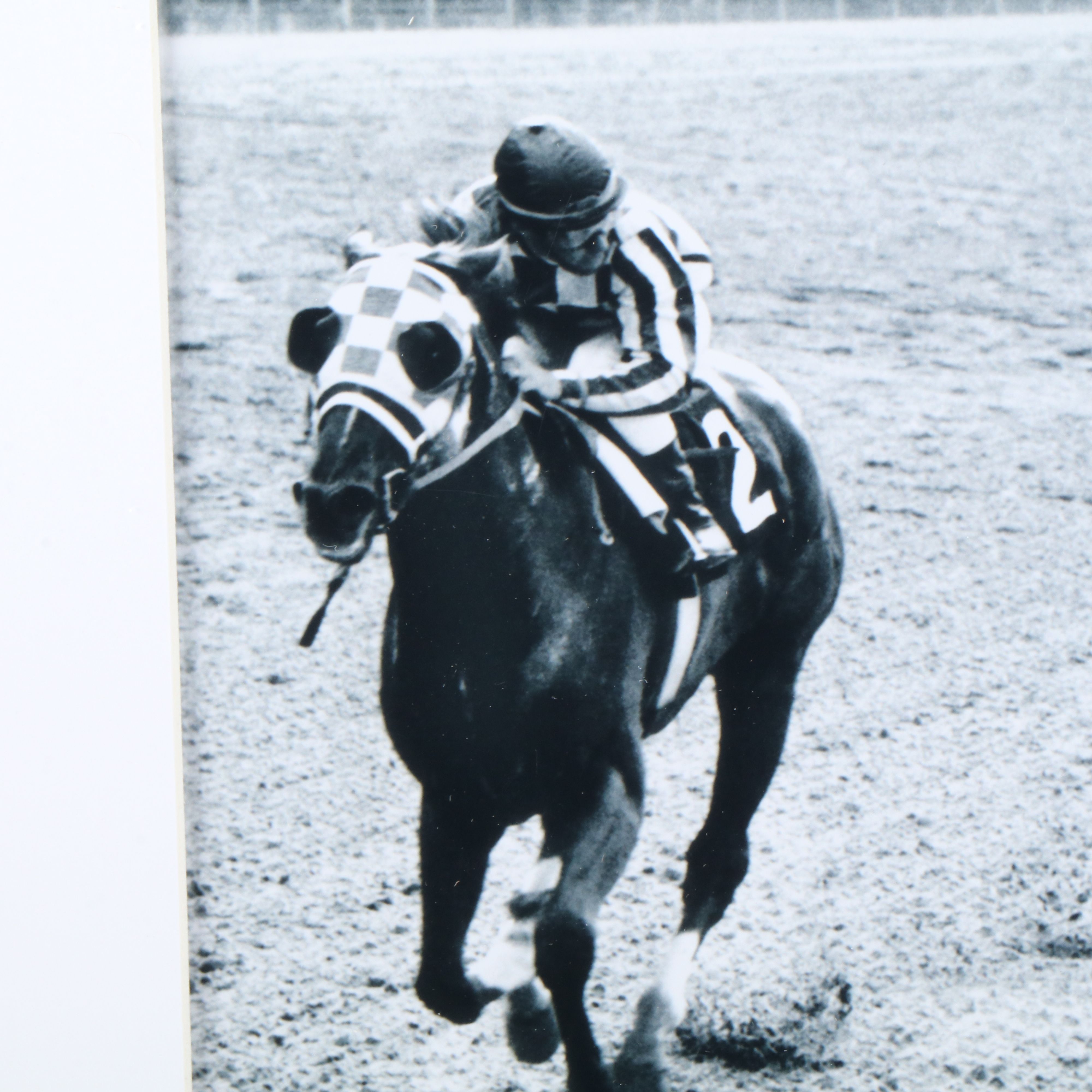 Ron Turcotte Signed Print Featuring Secretariat, JSA