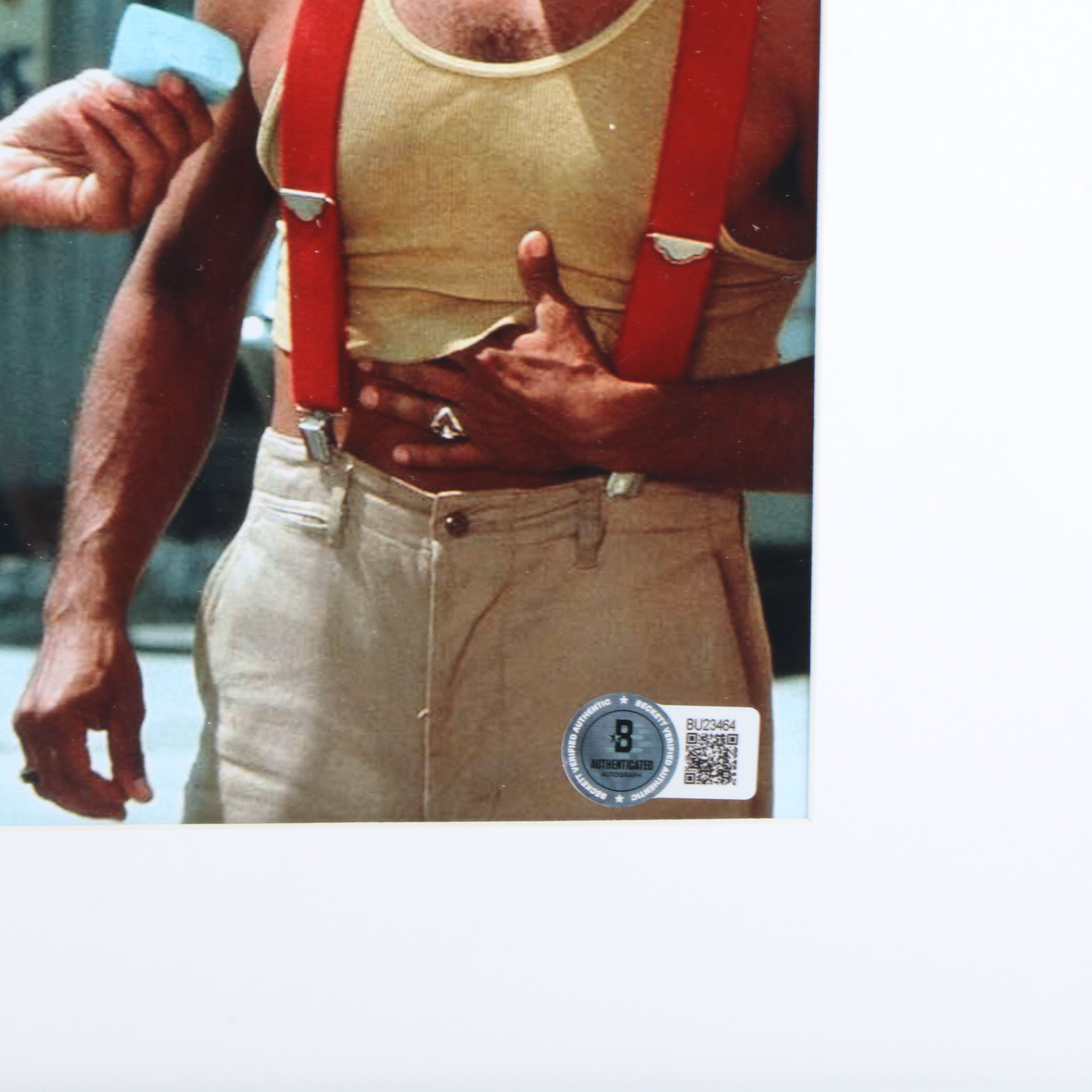 Tommy Chong Signed “Cheech and Chong” Print in Matted Frame, Beckett