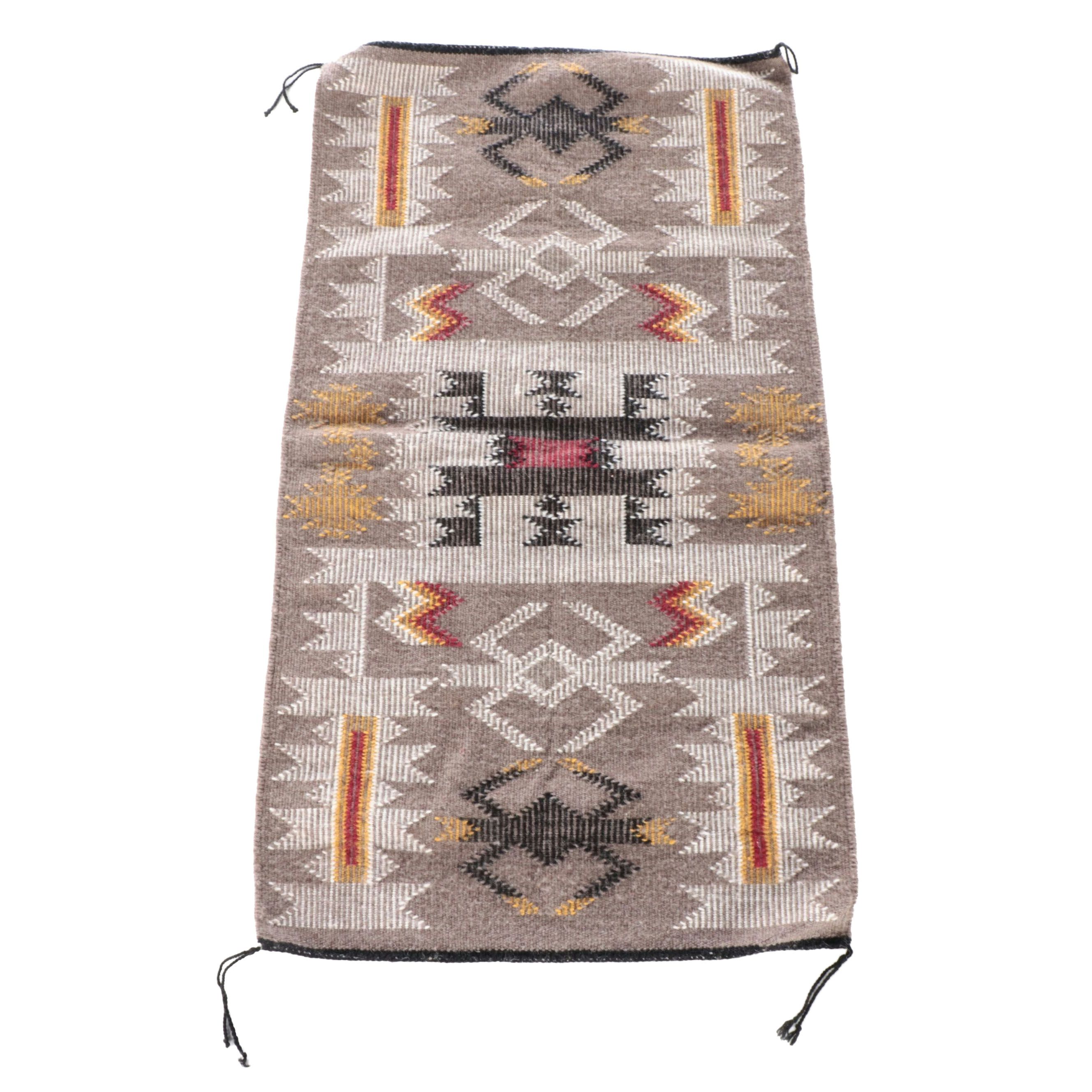 1'9 x 3'1 Handwoven Navajo Modern Style Accent Rug
