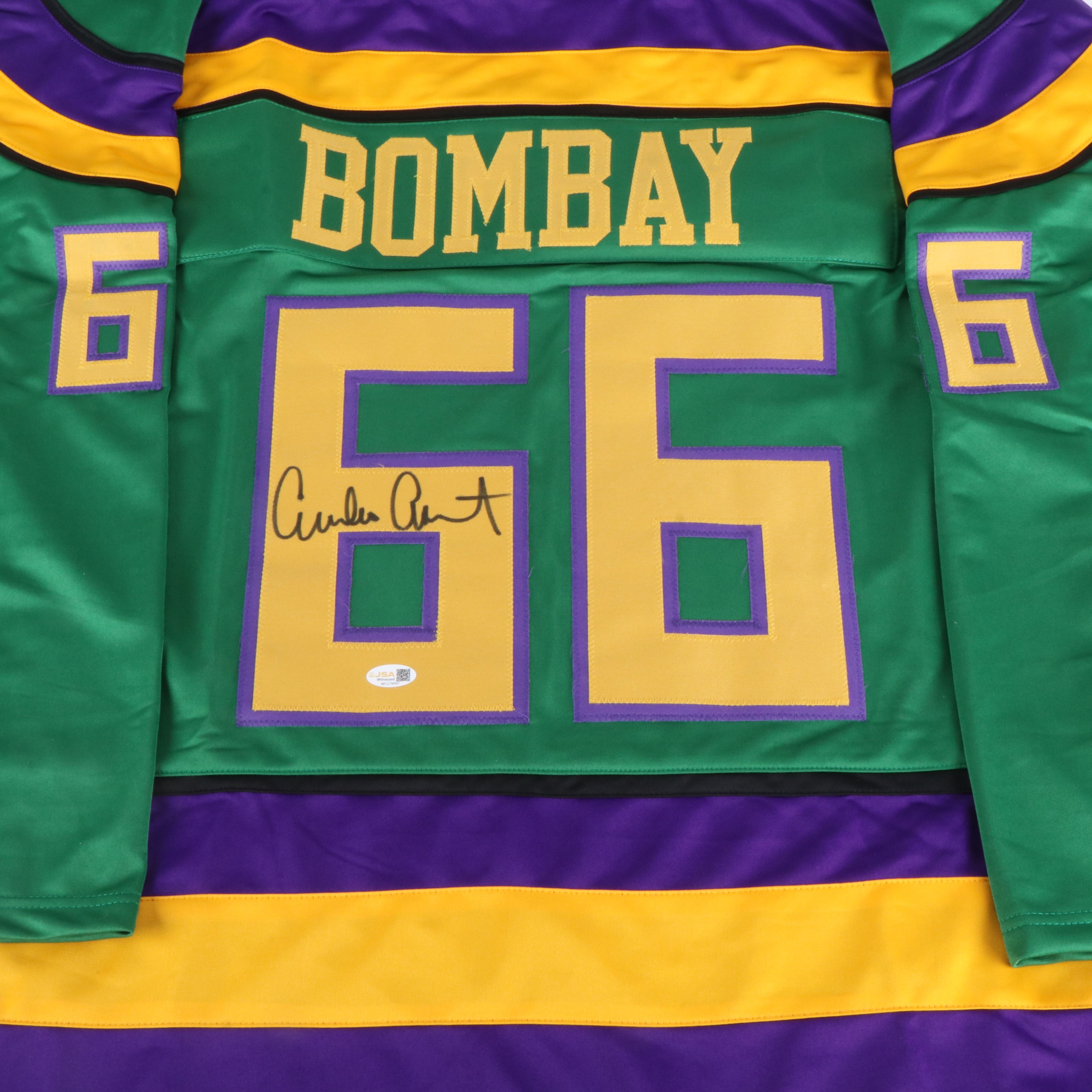 Emilio Estevez Signed “The Mighty Ducks: Bombay” Hockey Jersey, JSA