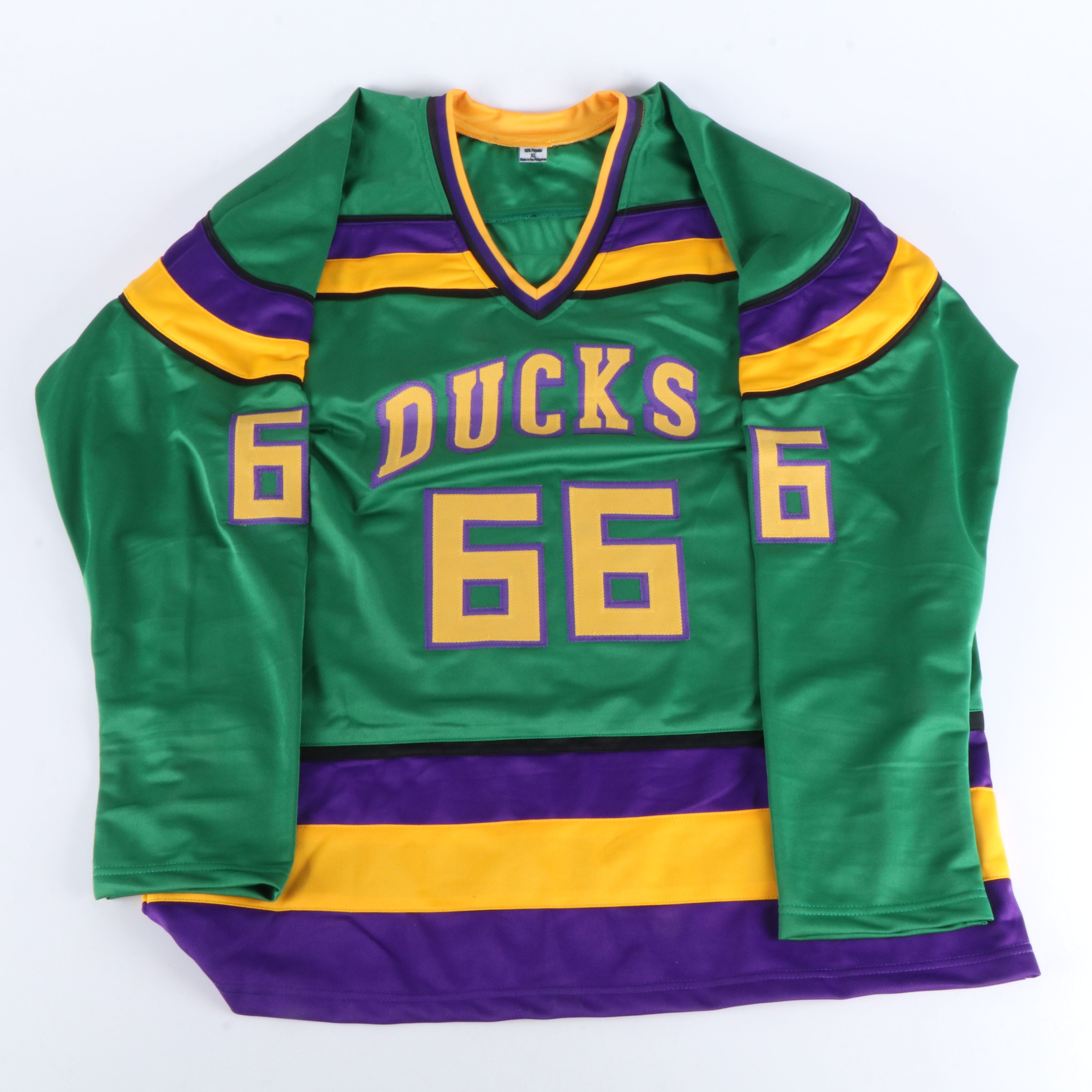 Emilio Estevez Signed “The Mighty Ducks: Bombay” Hockey Jersey, JSA