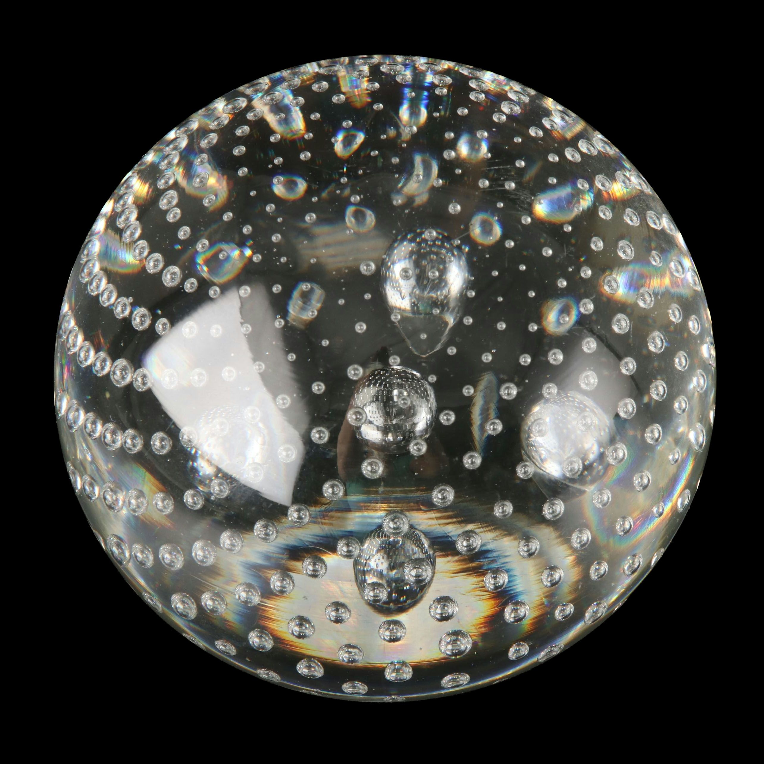 Steuben Art Glass Crystal Paperweight