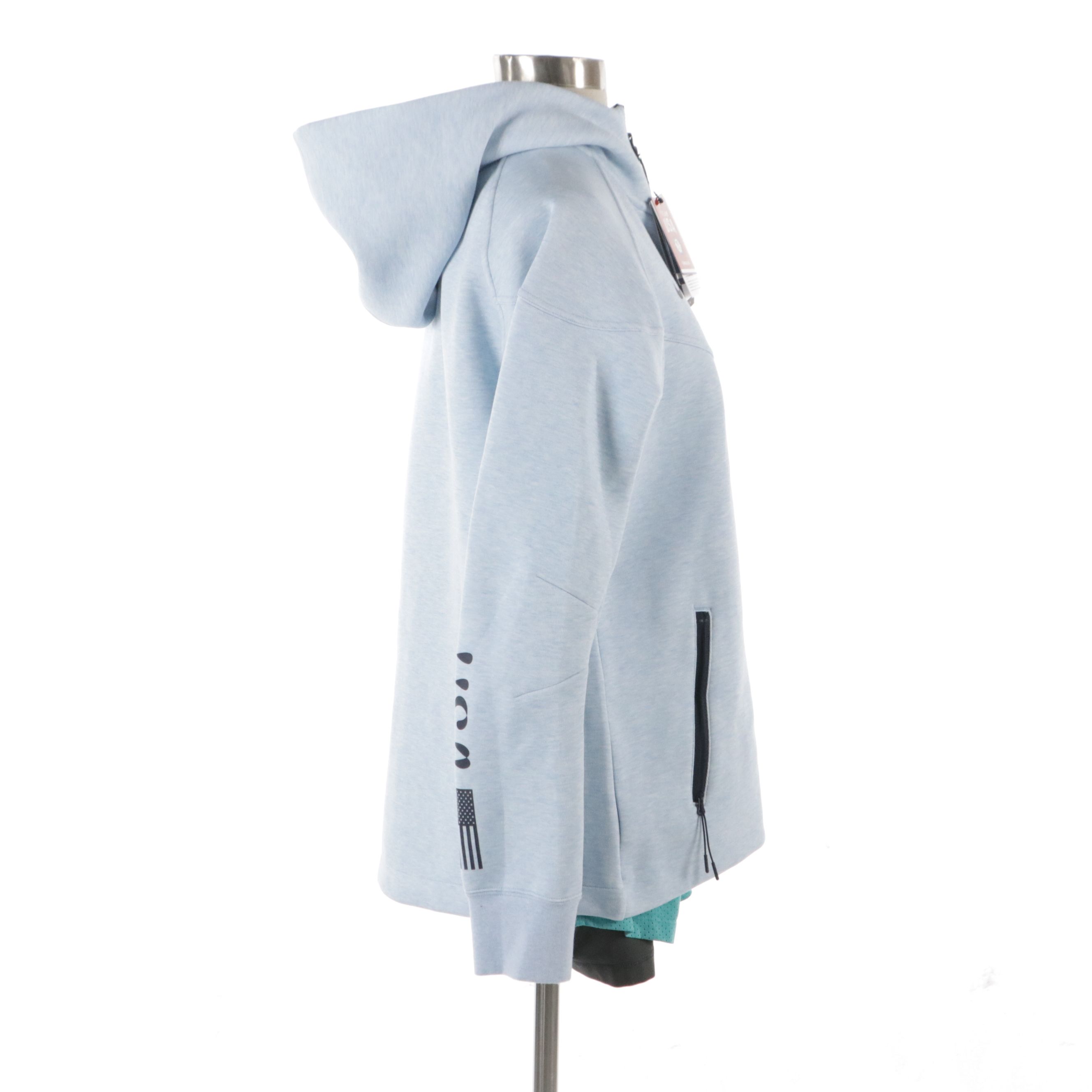 Nike USA Olympic Team Zip Jacket & Dri-Fit Compression Lined Running Shorts