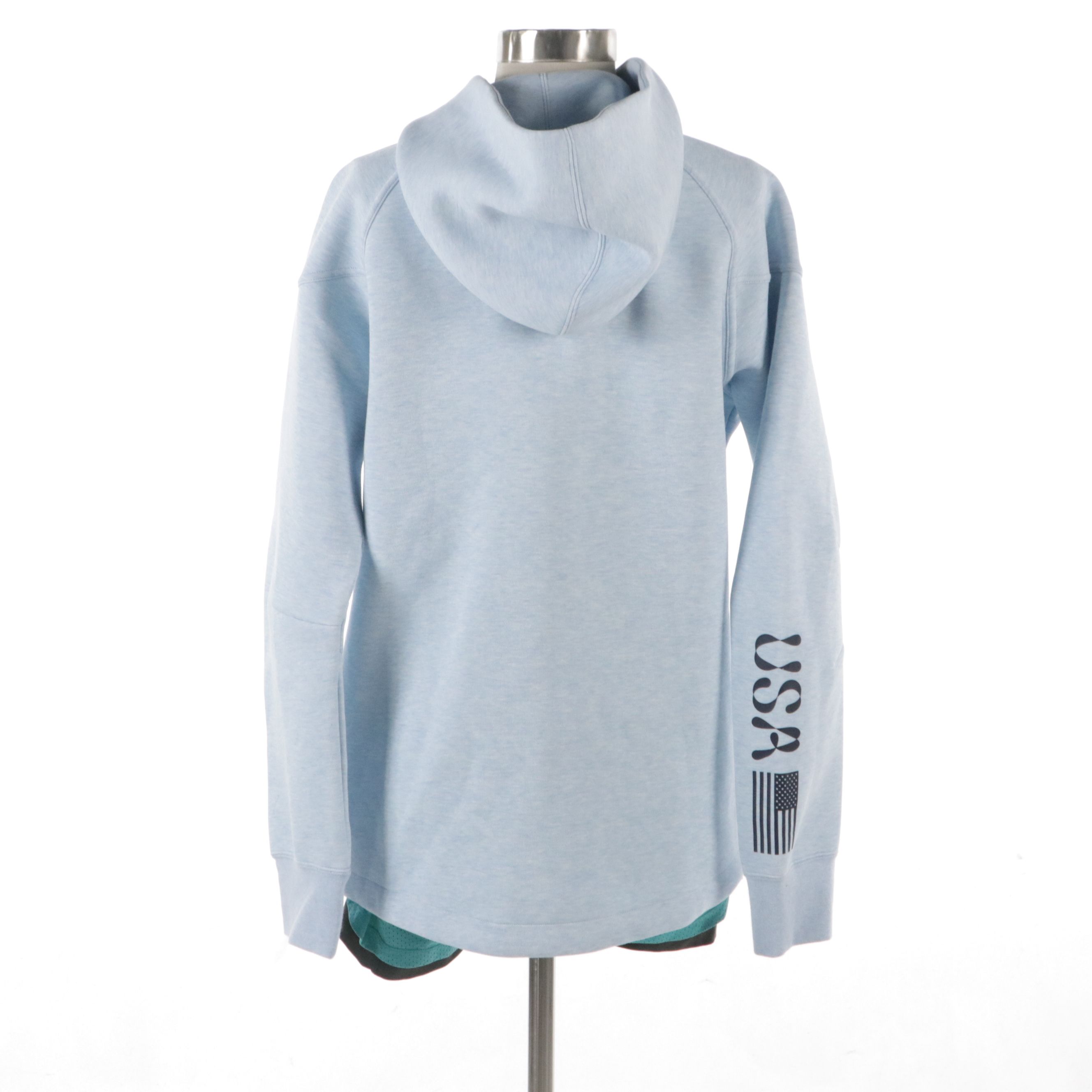 Nike USA Olympic Team Zip Jacket & Dri-Fit Compression Lined Running Shorts