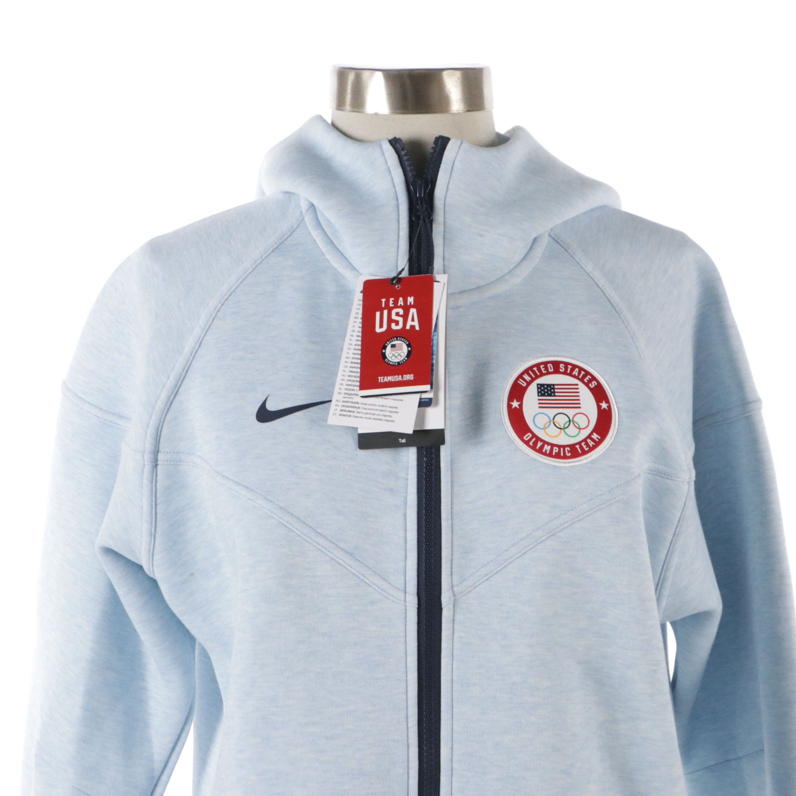 Nike USA Olympic Team Zip Jacket & Dri-Fit Compression Lined Running Shorts