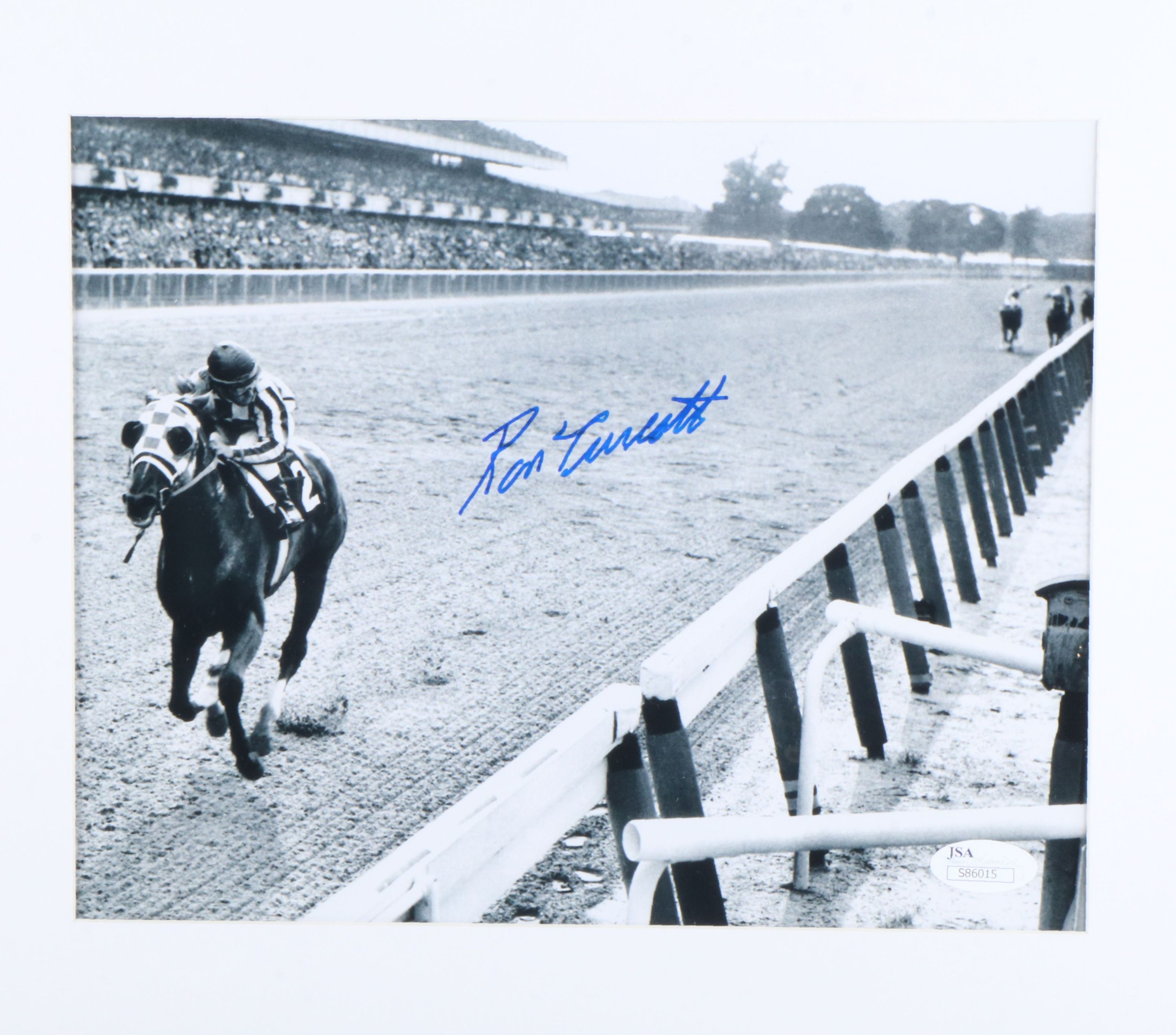 Ron Turcotte Signed Print Featuring Secretariat, JSA