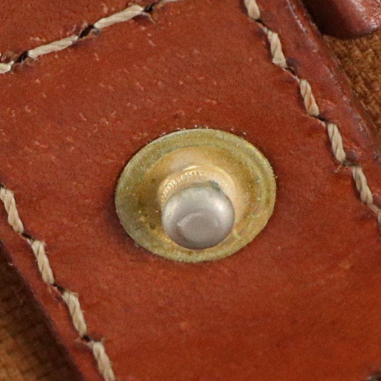 Celine Large Tote Bag in Dark Brown Macadam Canvas and Leather