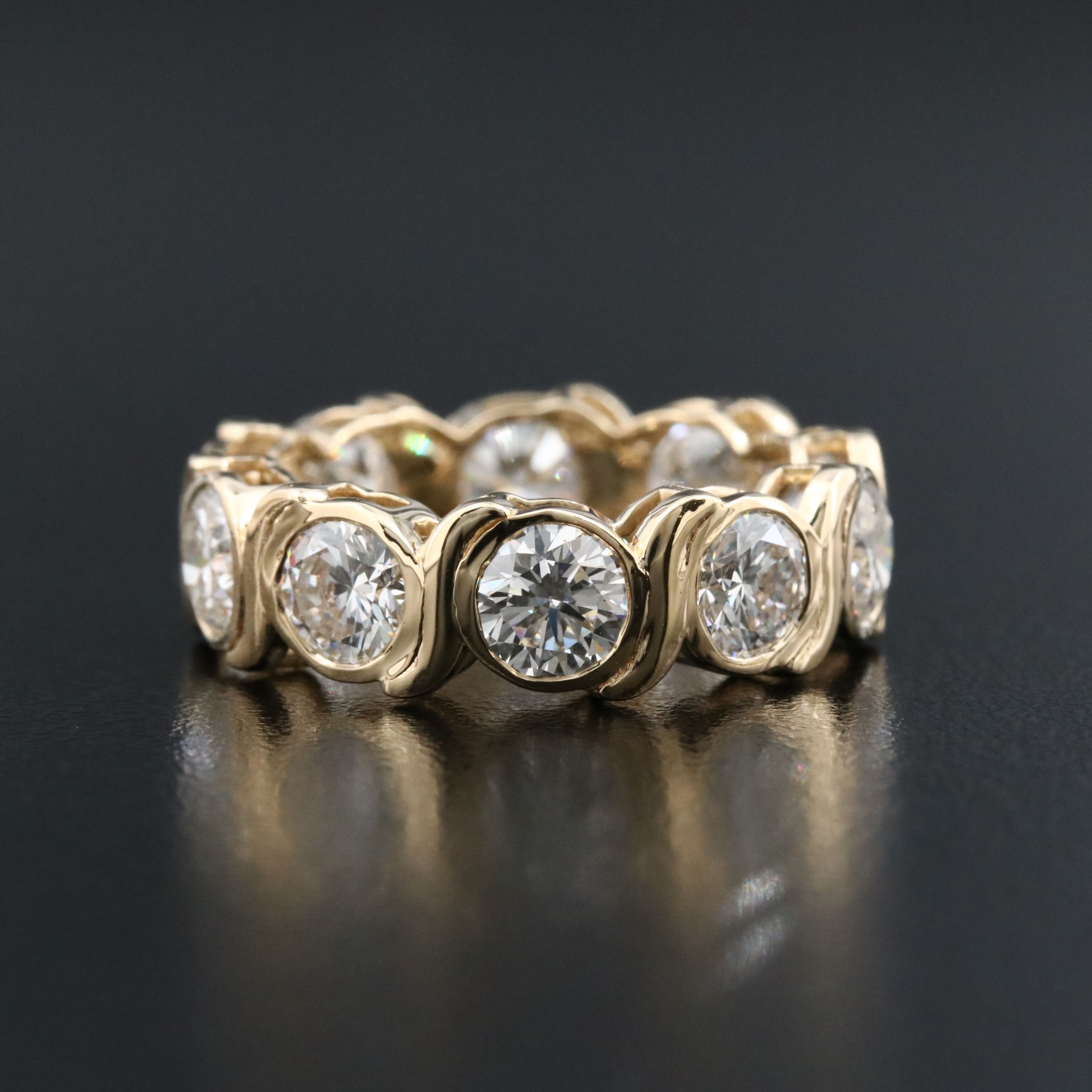 14K 5.56 CTW Lab Grown Diamond Eternity Band