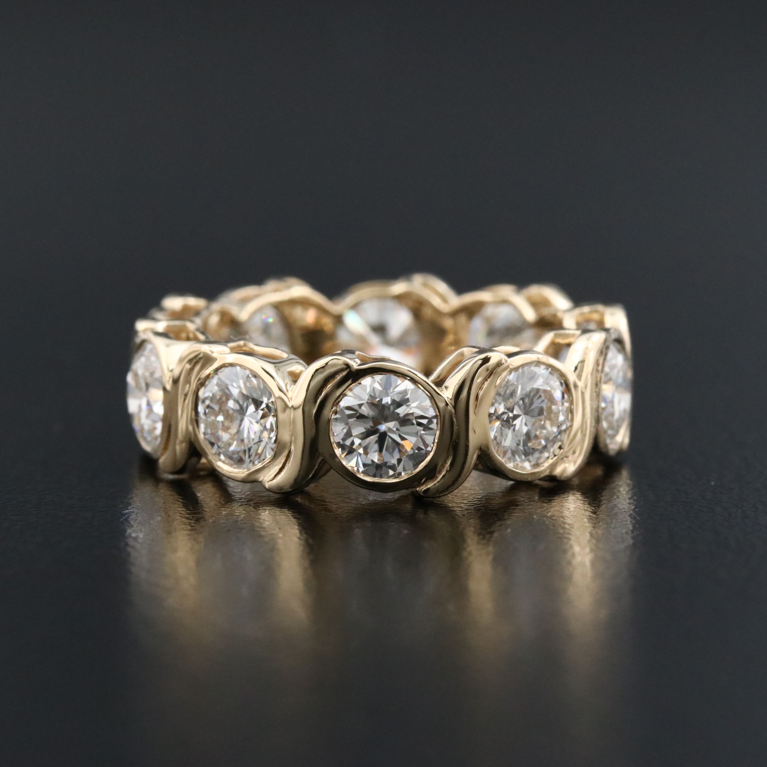 14K 5.56 CTW Lab Grown Diamond Eternity Band