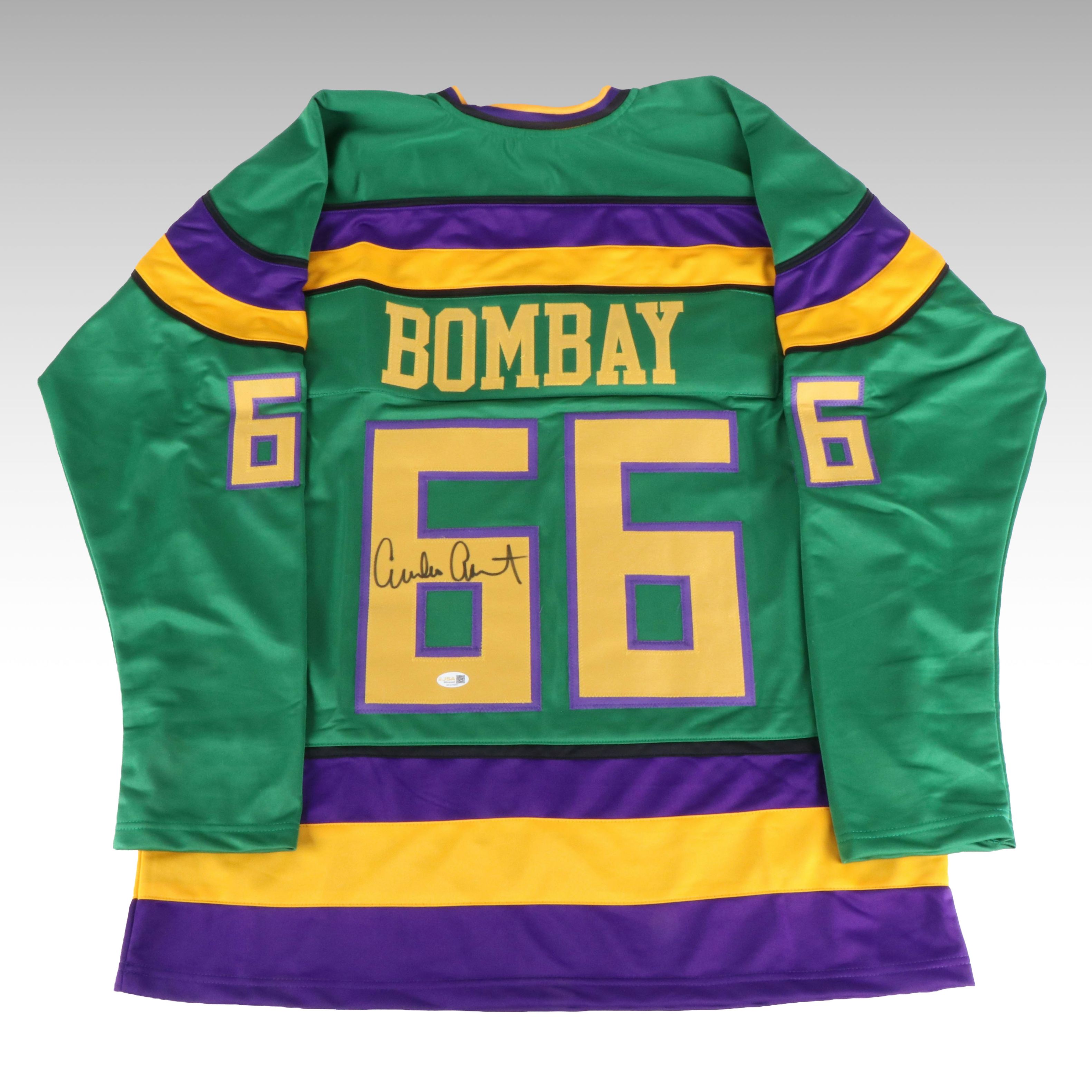 Emilio Estevez Signed “The Mighty Ducks: Bombay” Hockey Jersey, JSA