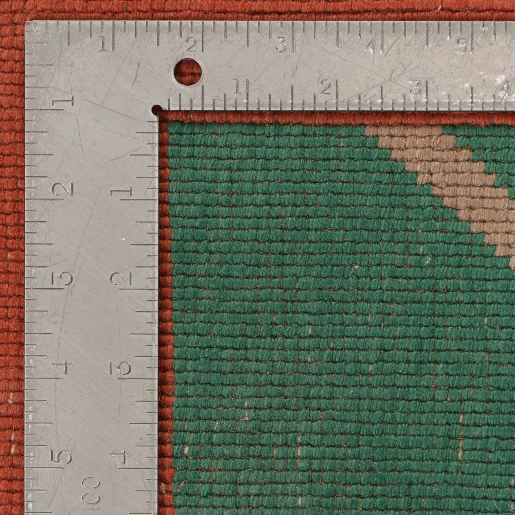 8'8 x 11'5 Hand-Knotted Chinese Nichols Art Deco Style Area Rug