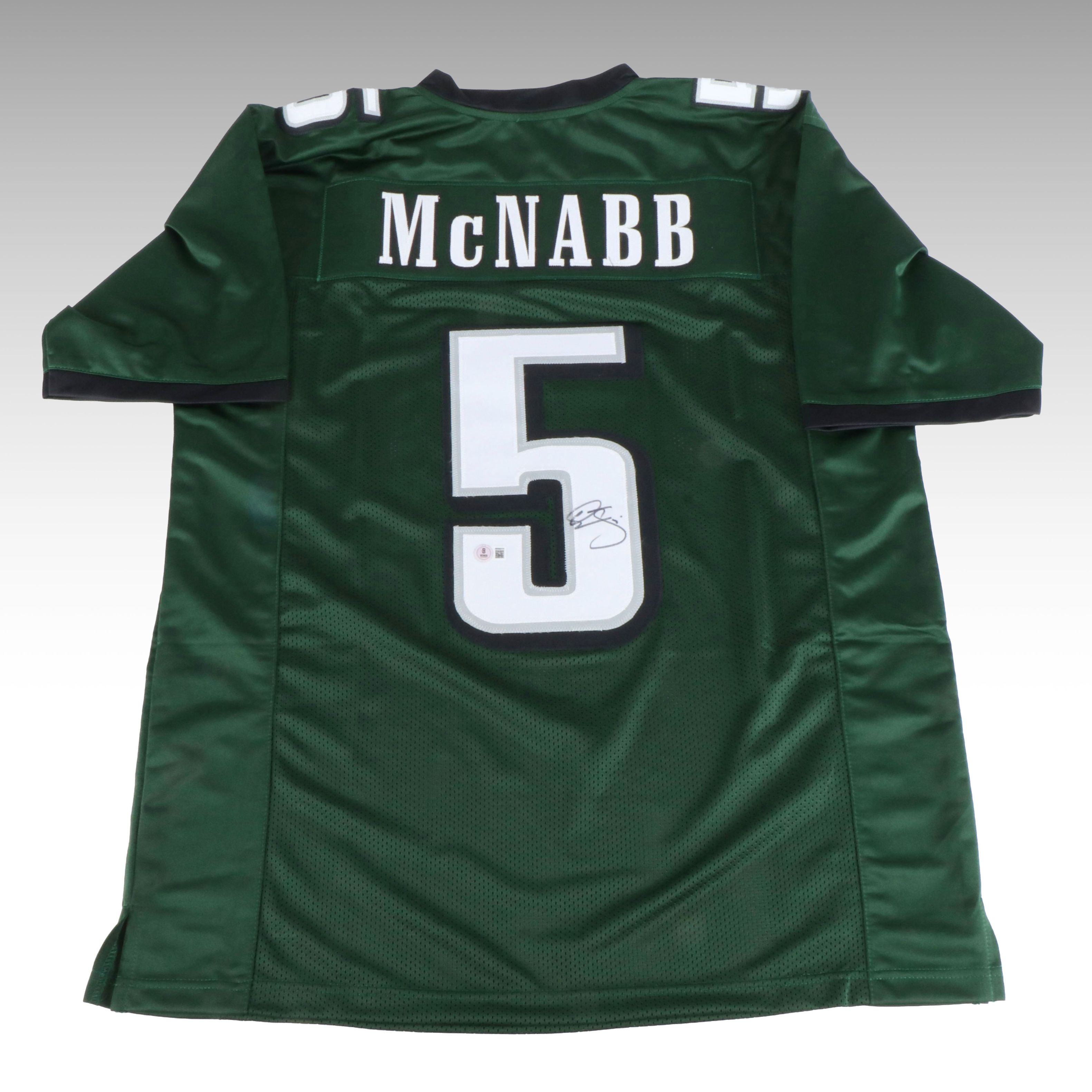 Donovan McNabb Signed Philadelphia Eagles Football Jersey, Beckett