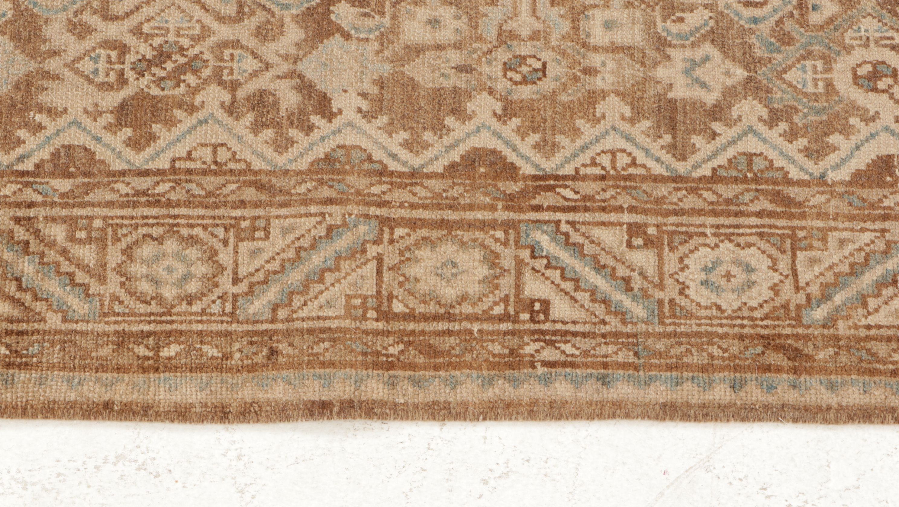 3'8 x 13'4 Hand-Knotted Persian Veramin Long Rug