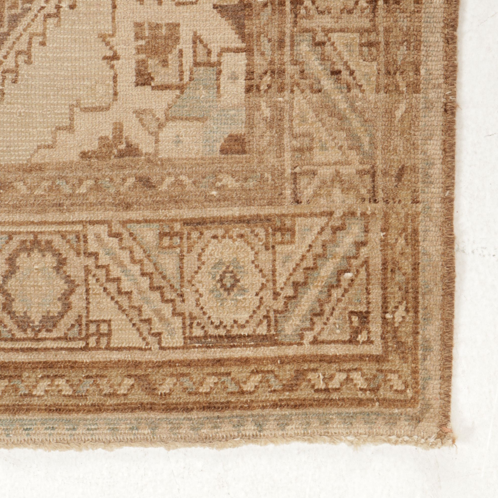 3'8 x 13'4 Hand-Knotted Persian Veramin Long Rug