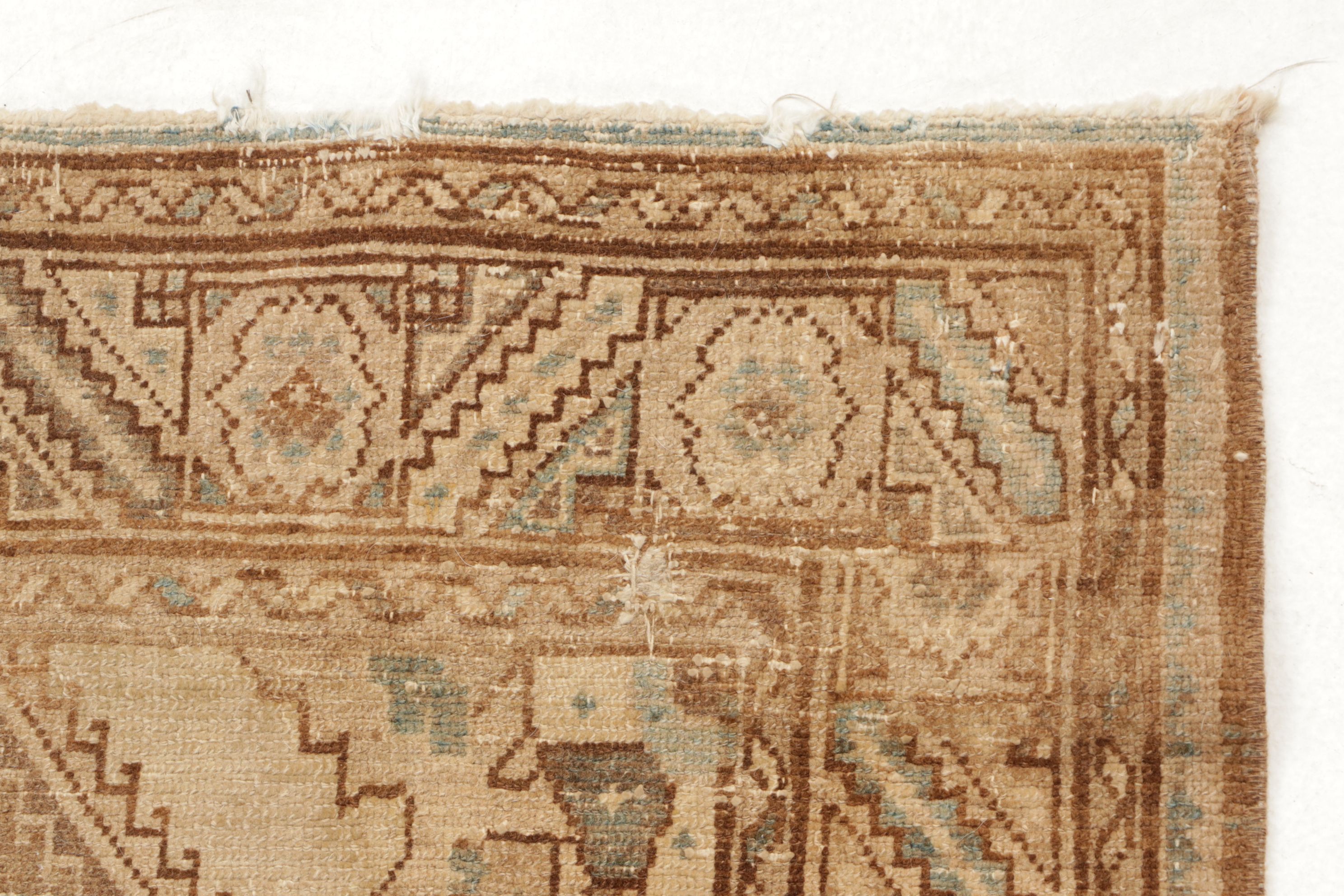 3'8 x 13'4 Hand-Knotted Persian Veramin Long Rug