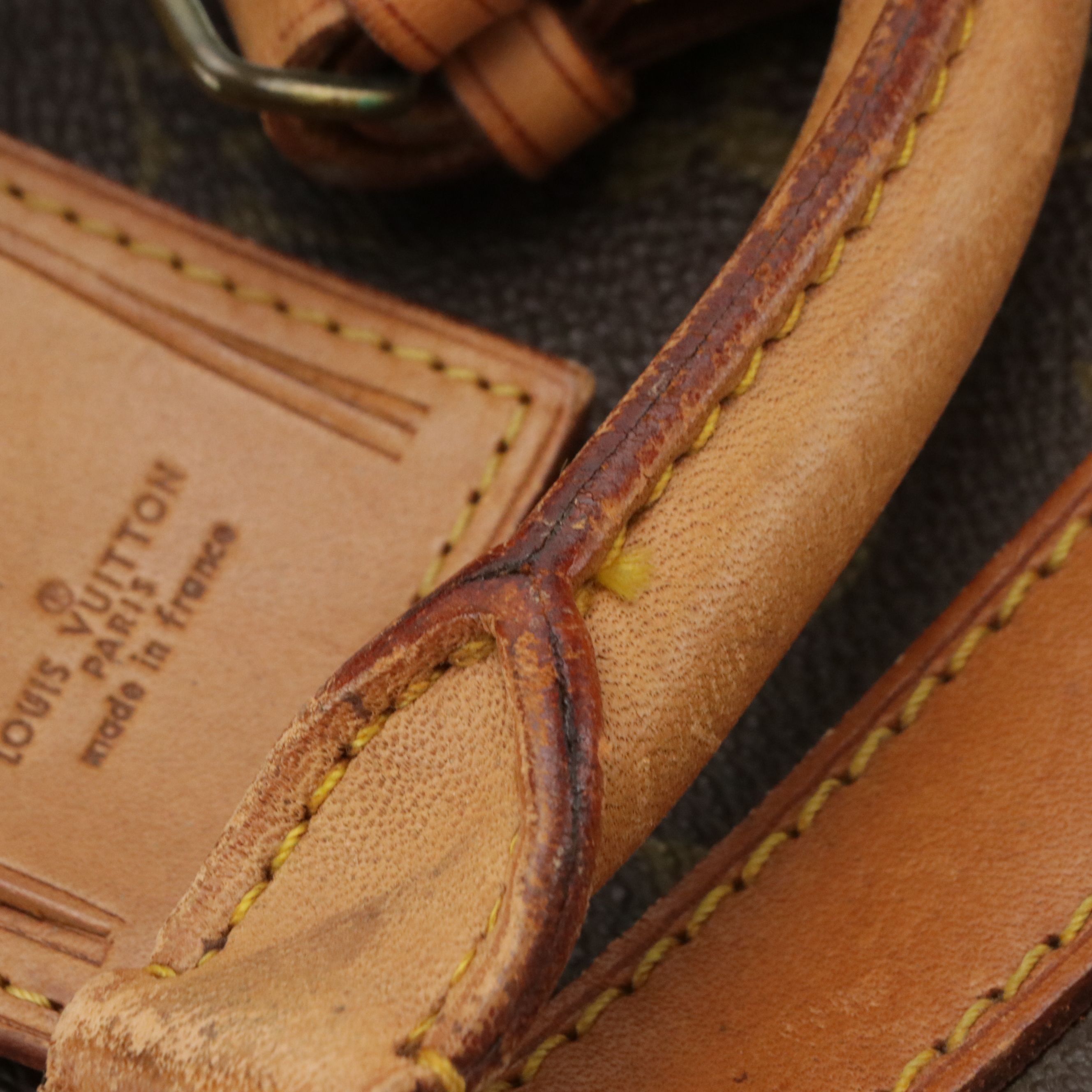 Louis Vuitton Keepall 55 Duffle Bag in Monogram Canvas and Leather