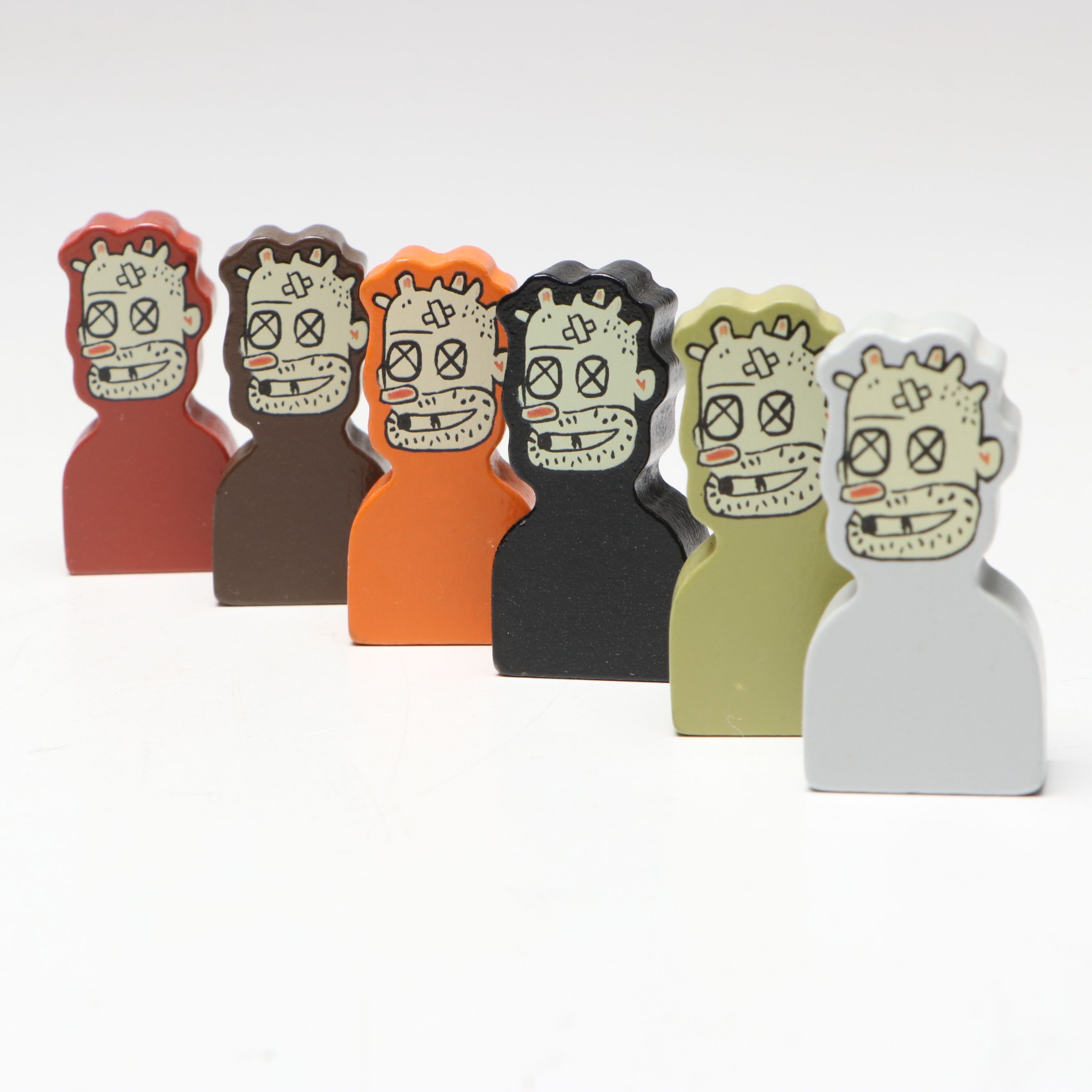 Luna Luna Painted Wood "Basquiat Ferris Wheel Toy," 21st Century