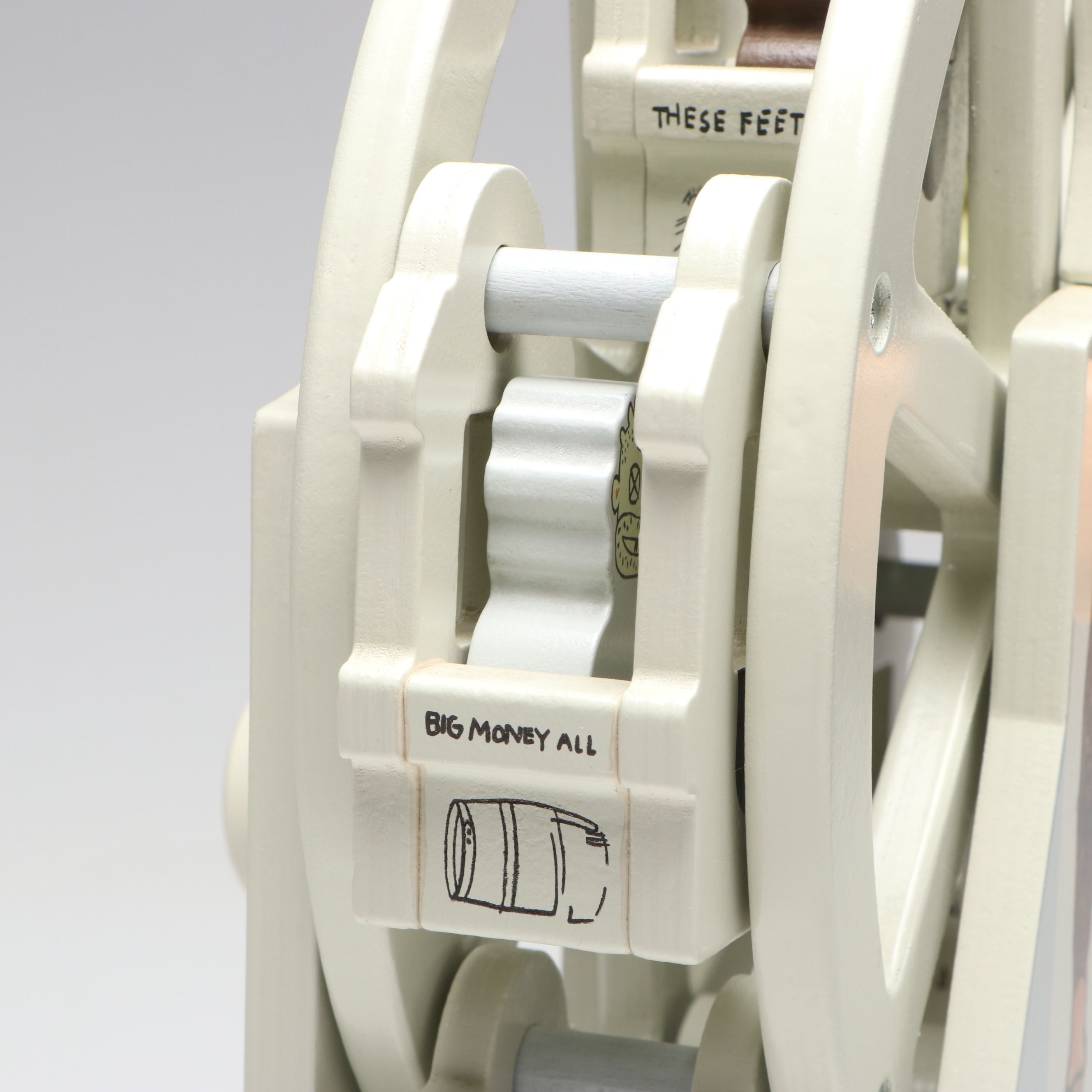 Luna Luna Painted Wood "Basquiat Ferris Wheel Toy," 21st Century